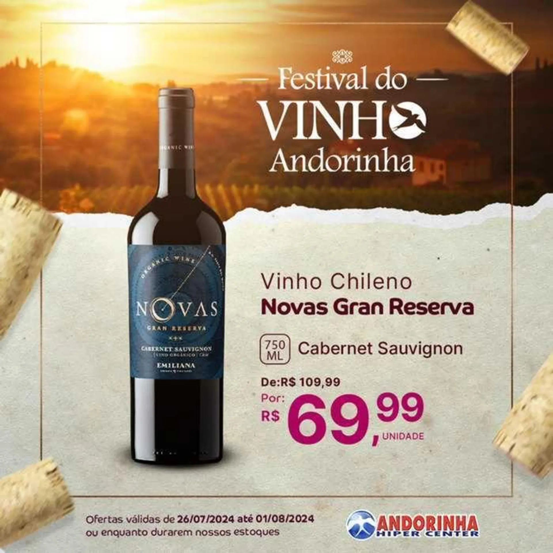 Andorinha Hipermercado Ofertas de Vinho - 6