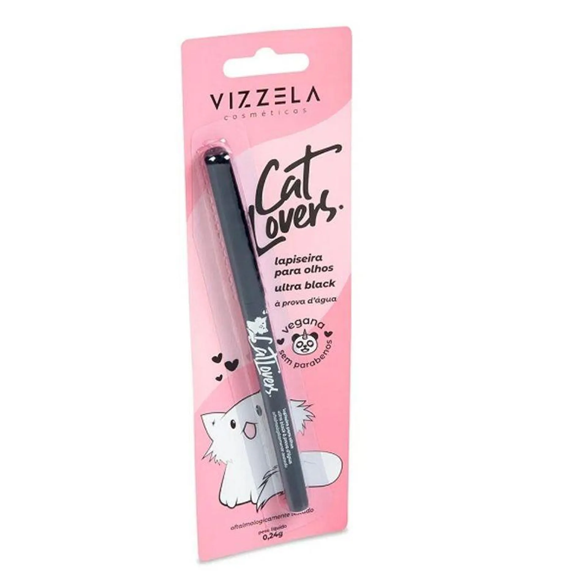 Lapisera Vizzela Cat Lovers Preto