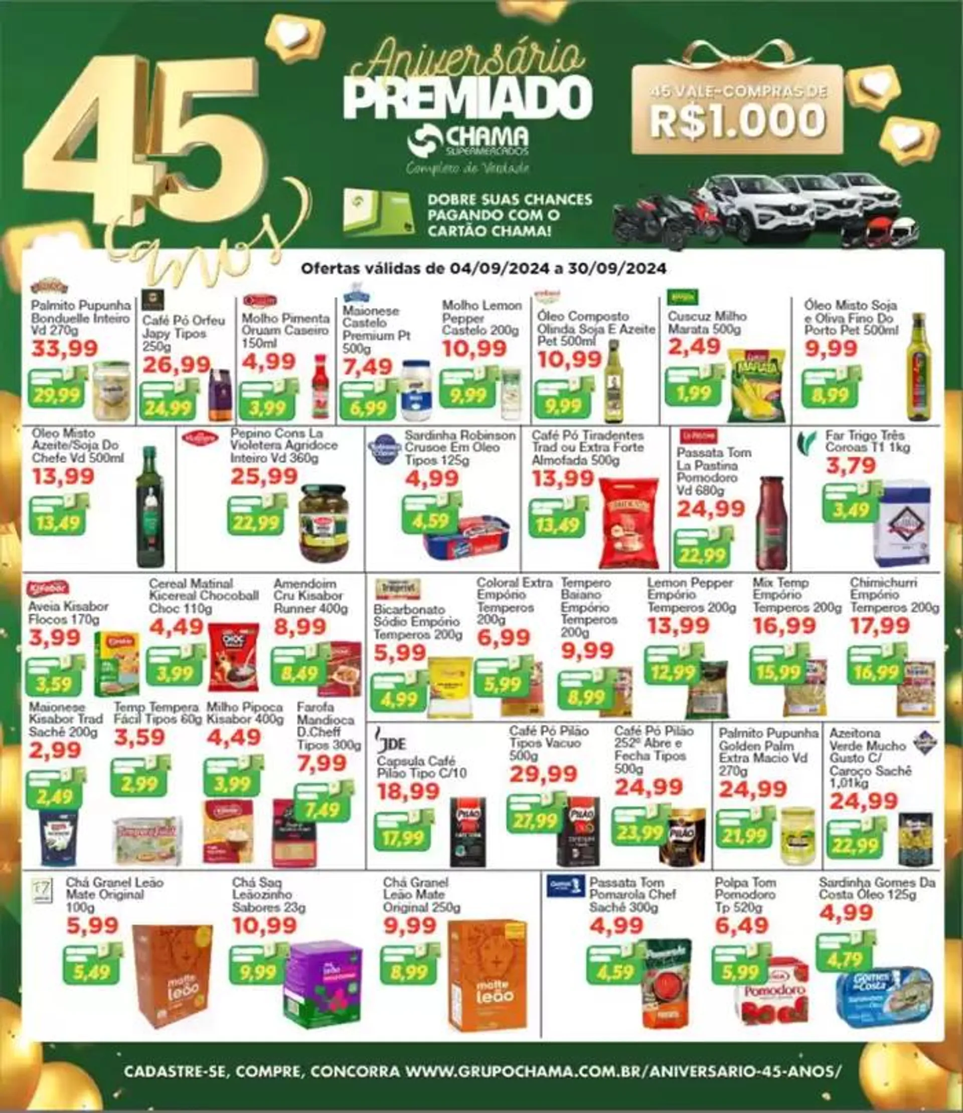 Encarte de Revista de Ofertas de Aniversário 45 Anos 17 de setembro até 30 de setembro 2024 - Pagina 17