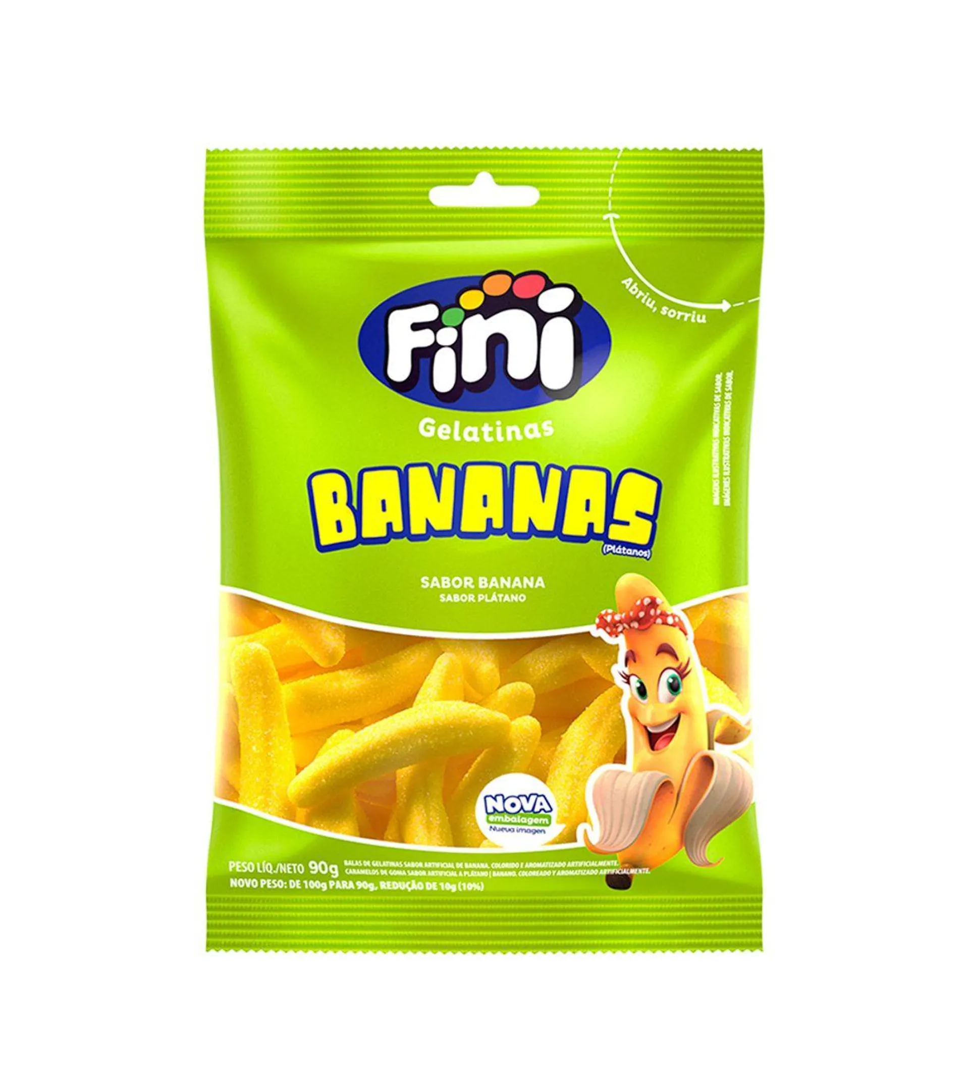 Fini Gelatina 90gr Banana