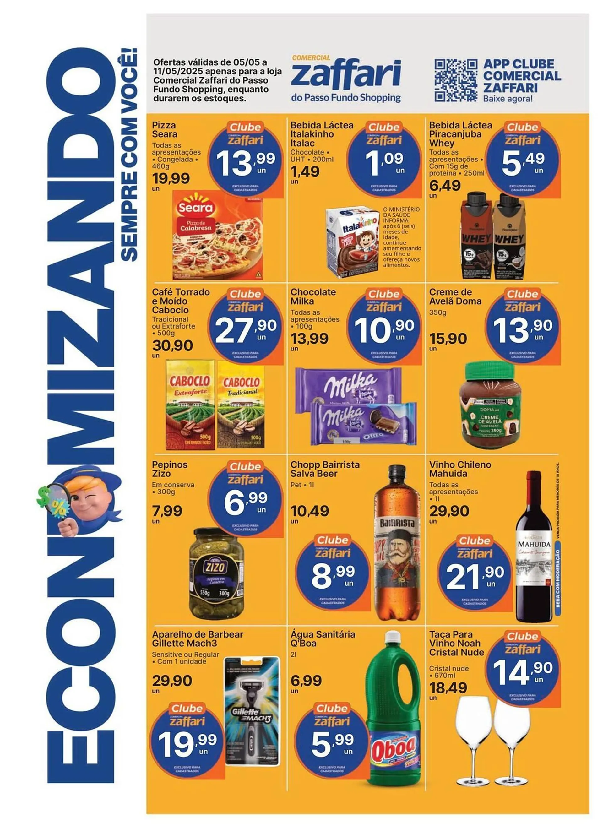 Encarte de Catálogo Comercial Zaffari 9 de maio até 11 de maio 2025 - Pagina 1
