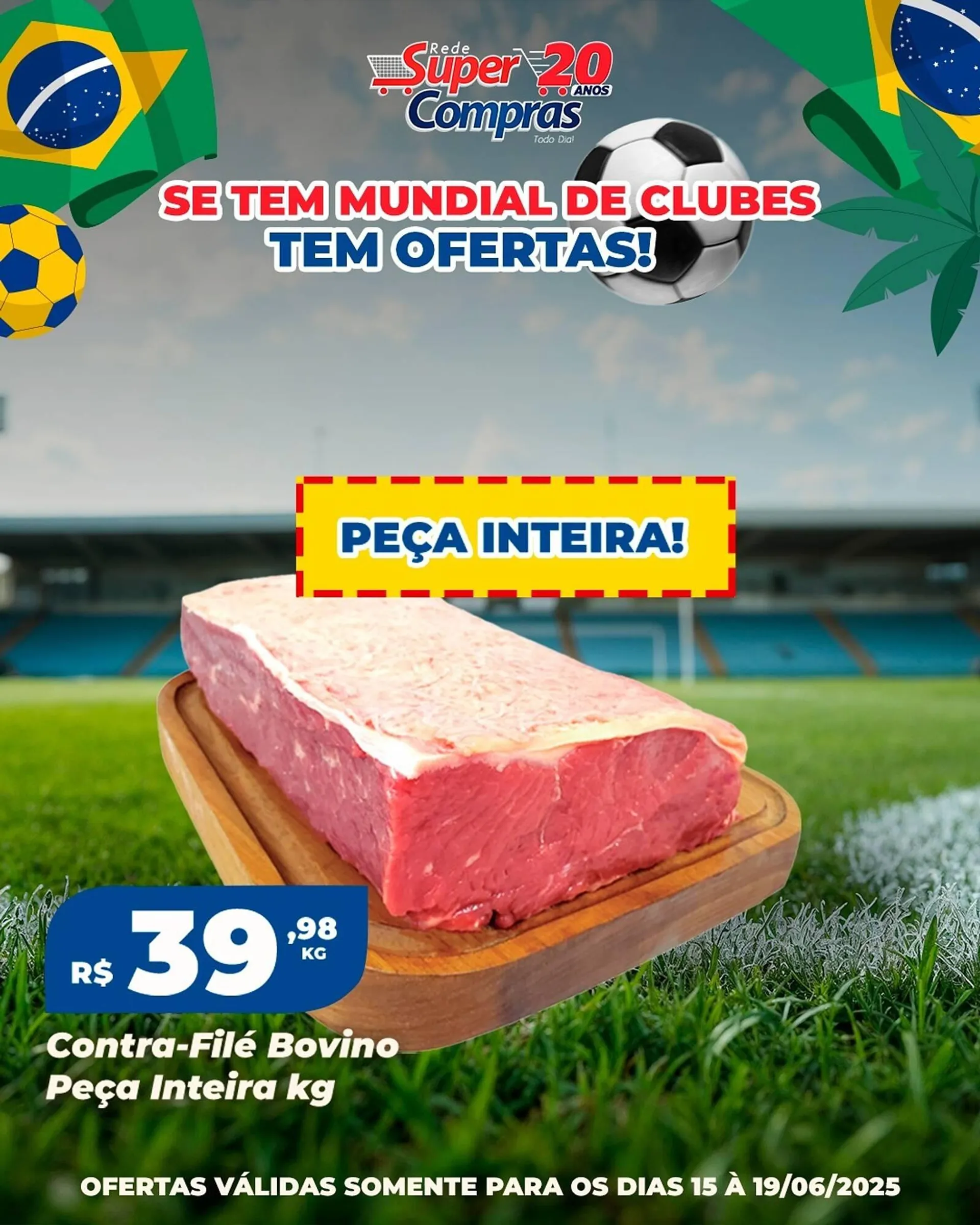 Encarte de Catálogo Rede Super Compras 17 de junho até 19 de junho 2025 - Pagina 1