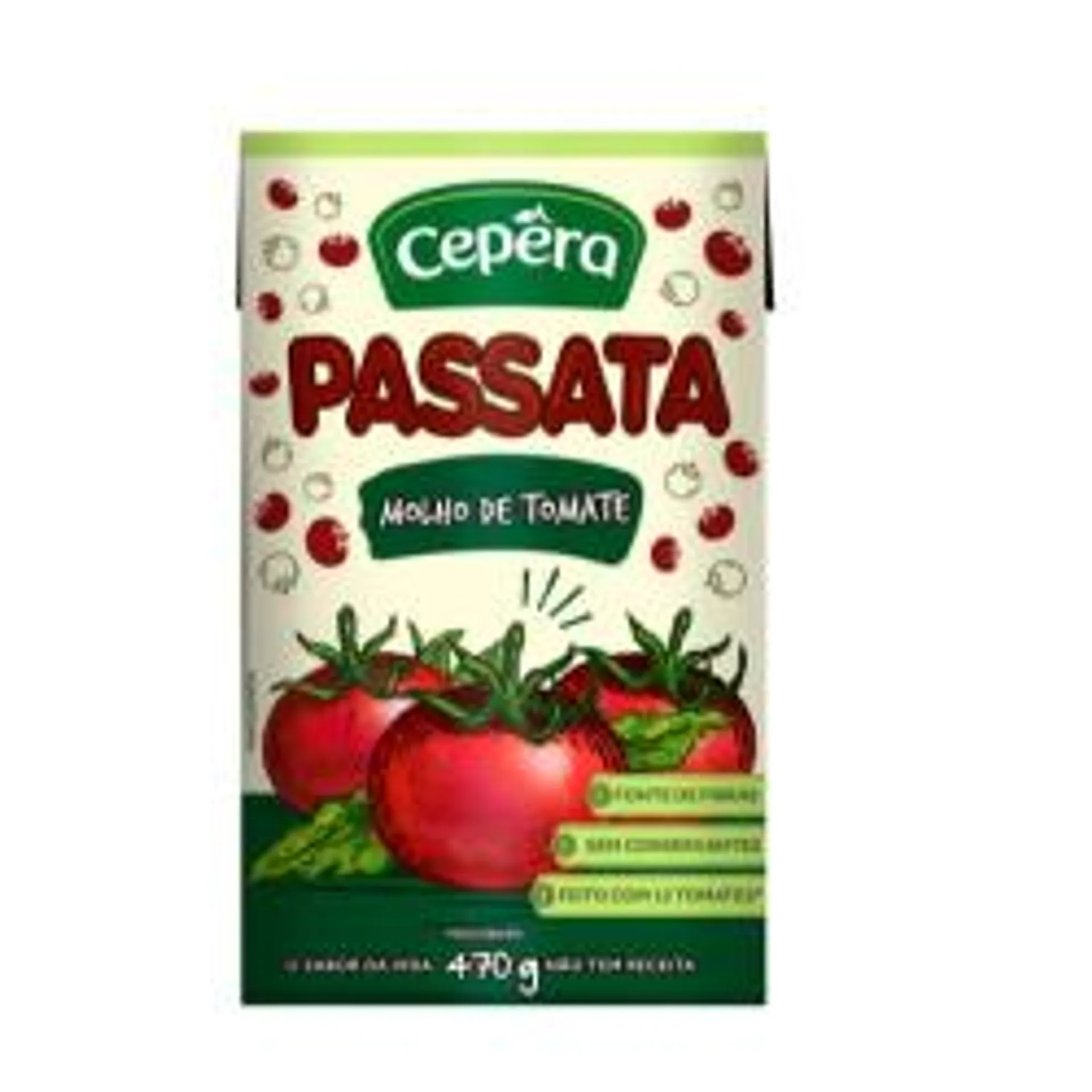 Molho De Tomate Passata Mamma D Oro Cepera 470g