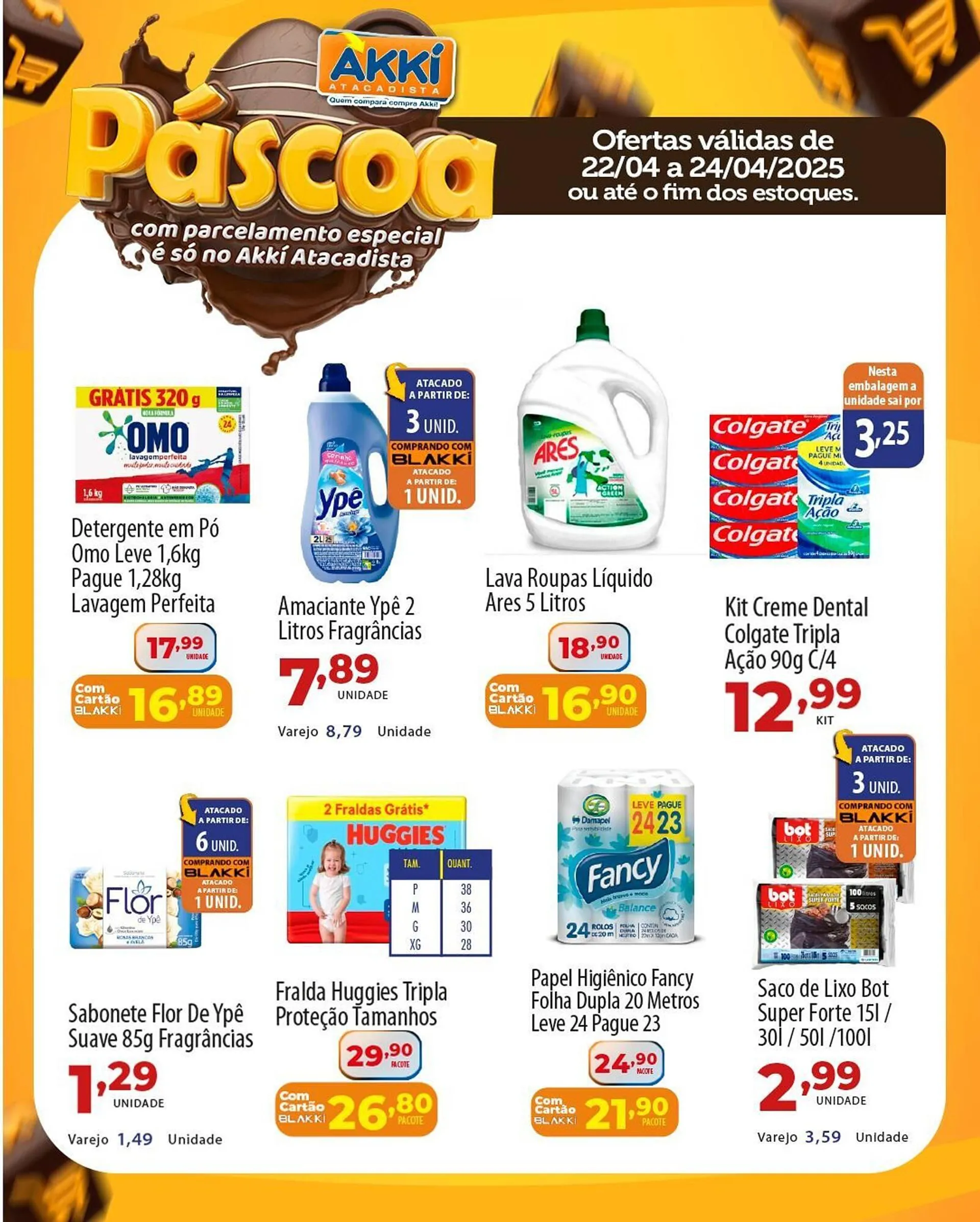 Encarte de Catálogo Akki Atacadista 21 de abril até 24 de abril 2025 - Pagina 1