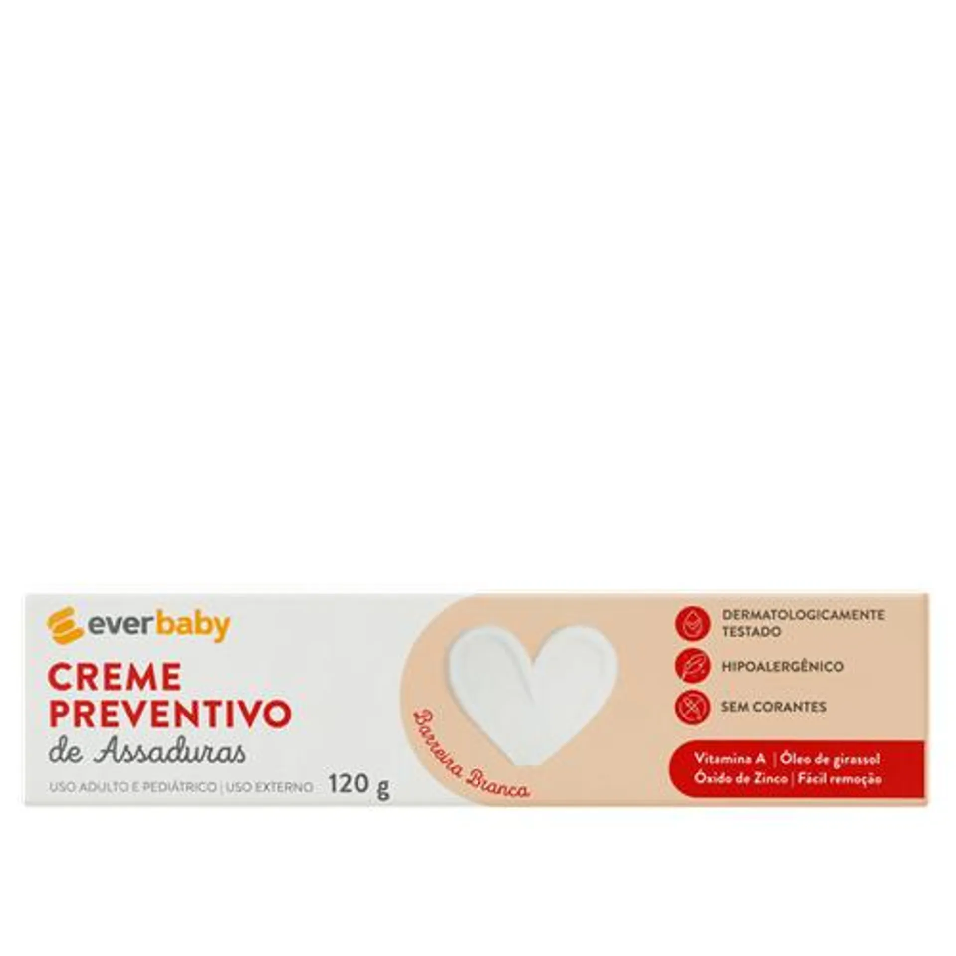 Creme Preventivo De Assaduras Ever Baby 120g