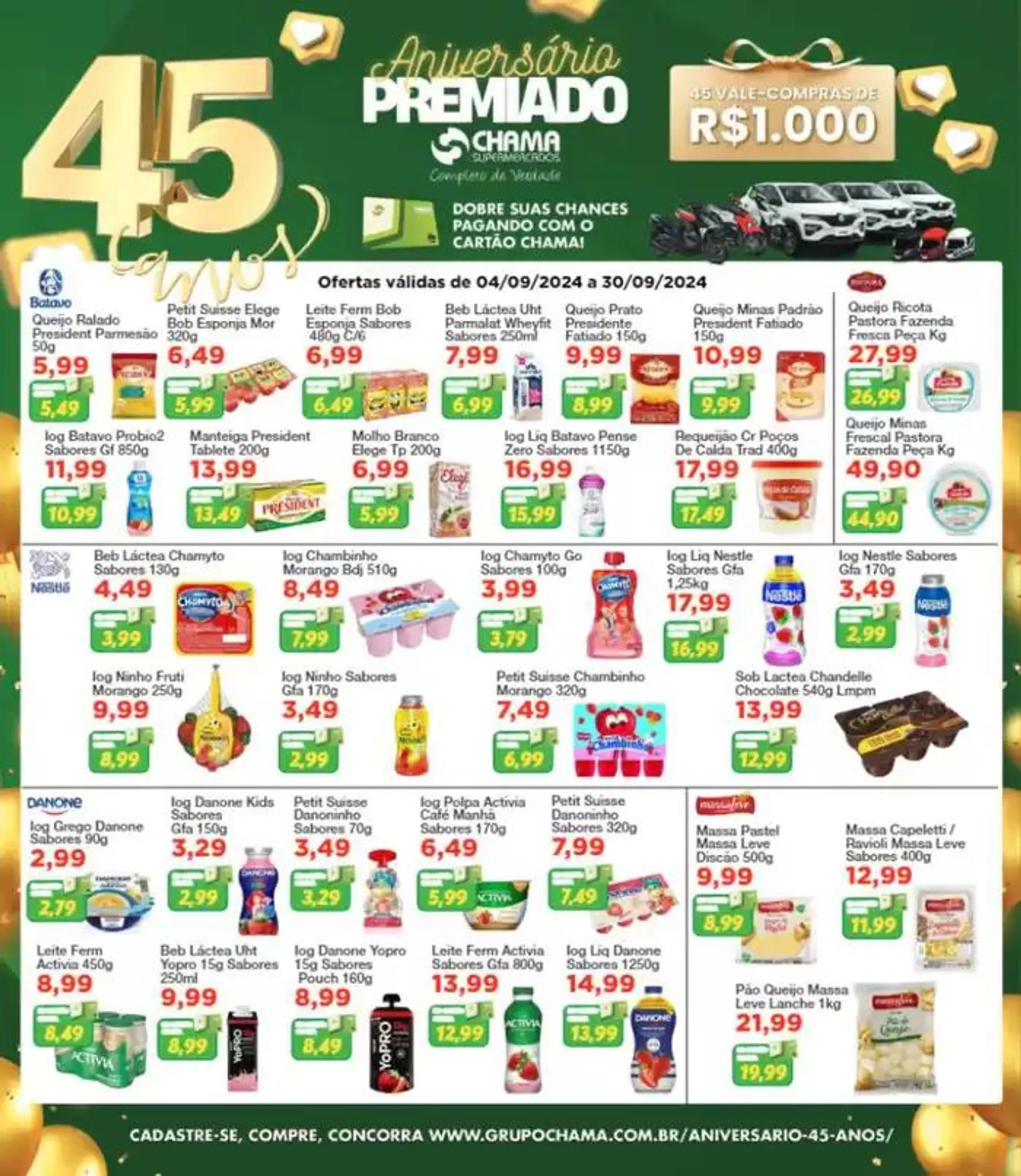 Encarte de Revista de Ofertas de Aniversário 45 Anos 17 de setembro até 30 de setembro 2024 - Pagina 5