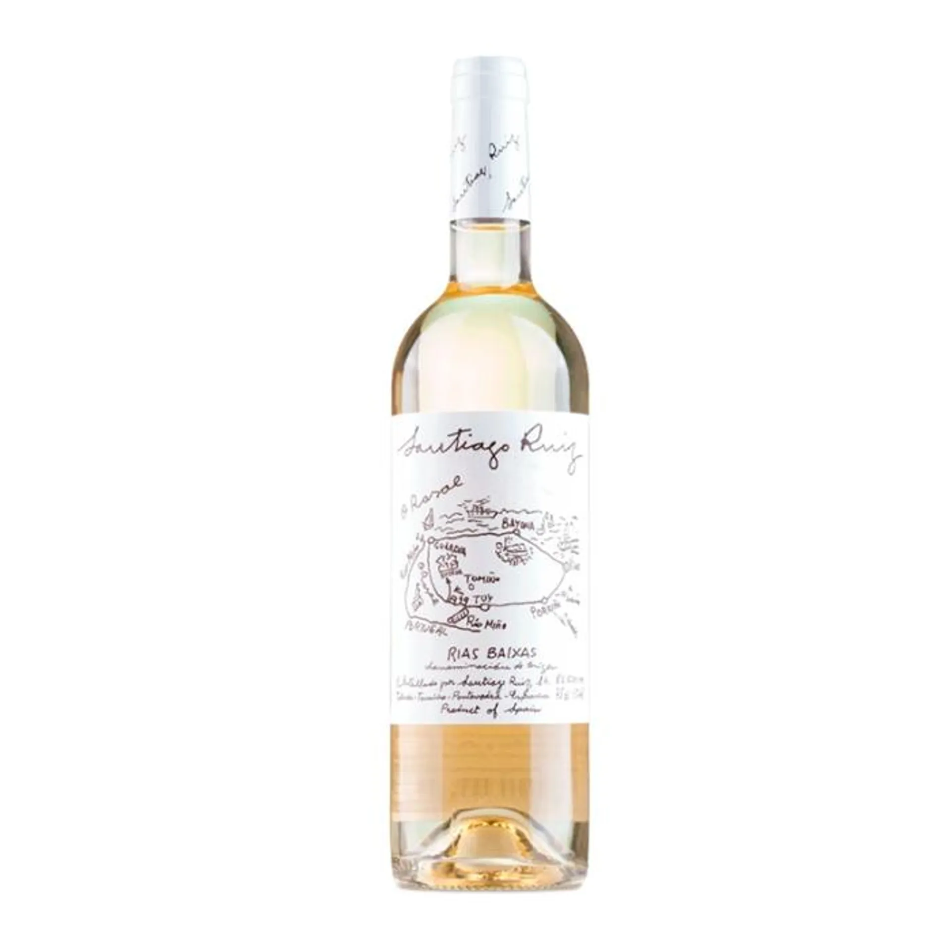 Vino Blanco Albariño Santiago Ruiz 75 Cl