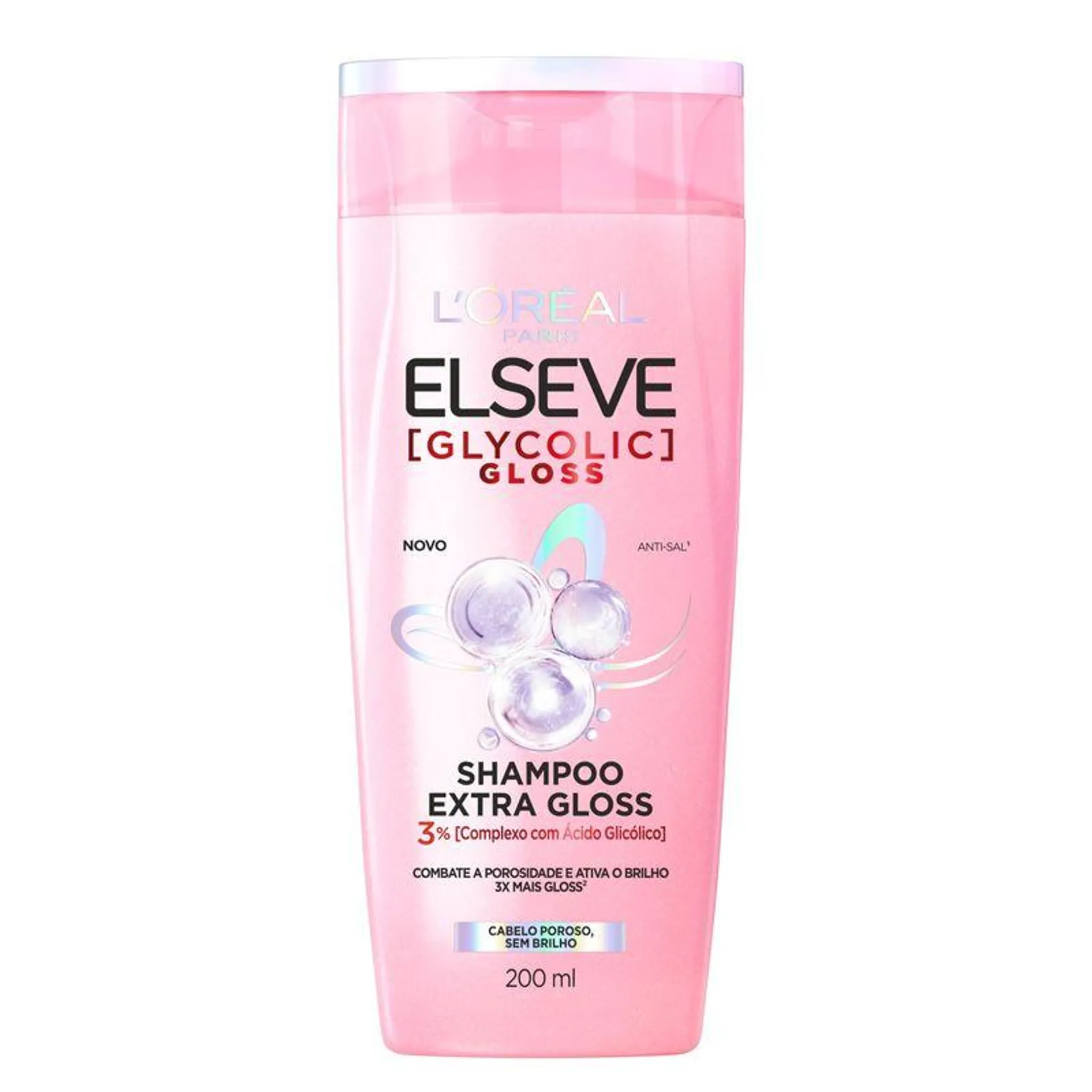 Shampoo Extra Gloss L'Oréal Paris Elseve Glycolic Gloss 200ml