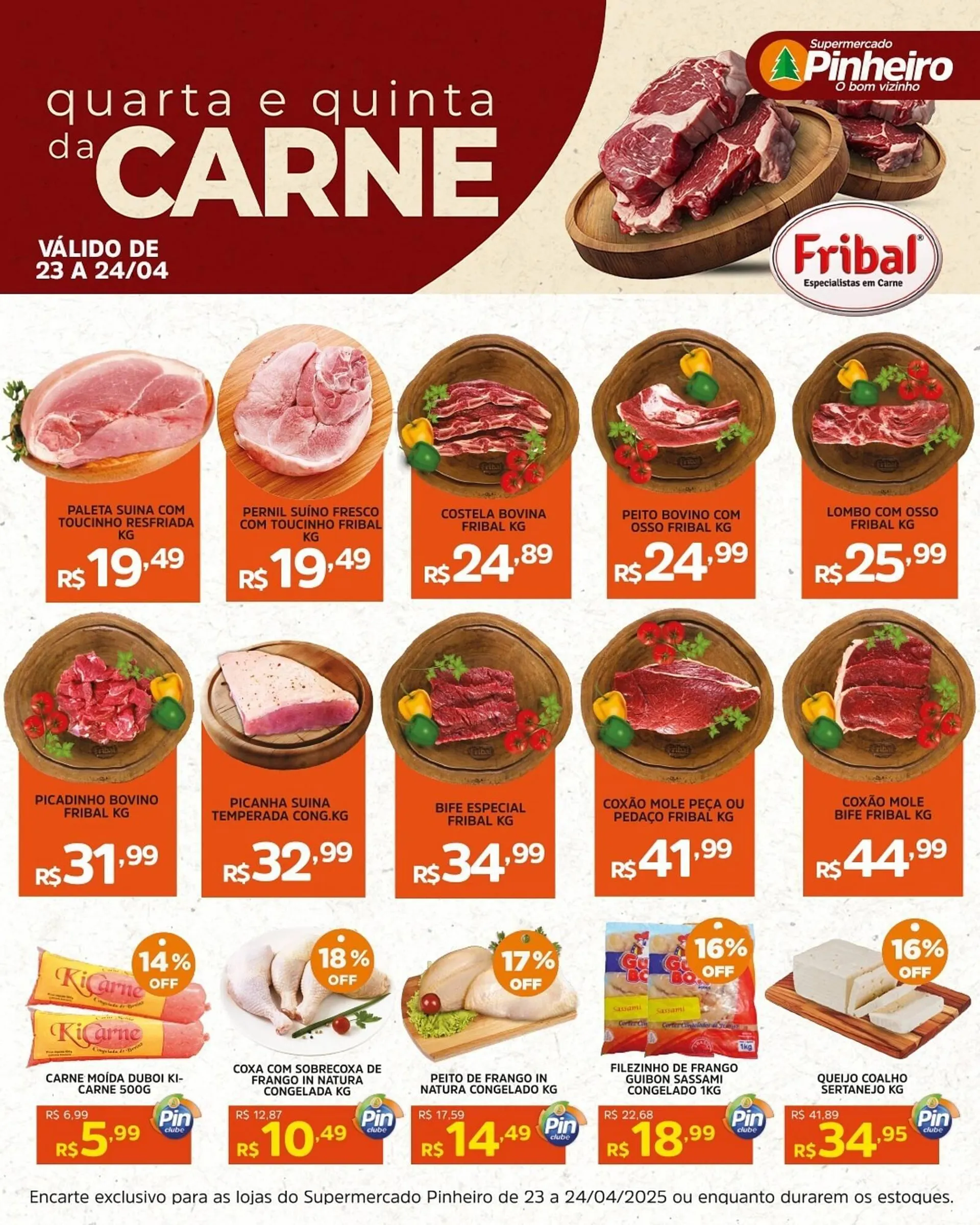 Encarte de Catálogo Pinheiro Supermercado 22 de abril até 24 de abril 2025 - Pagina 2