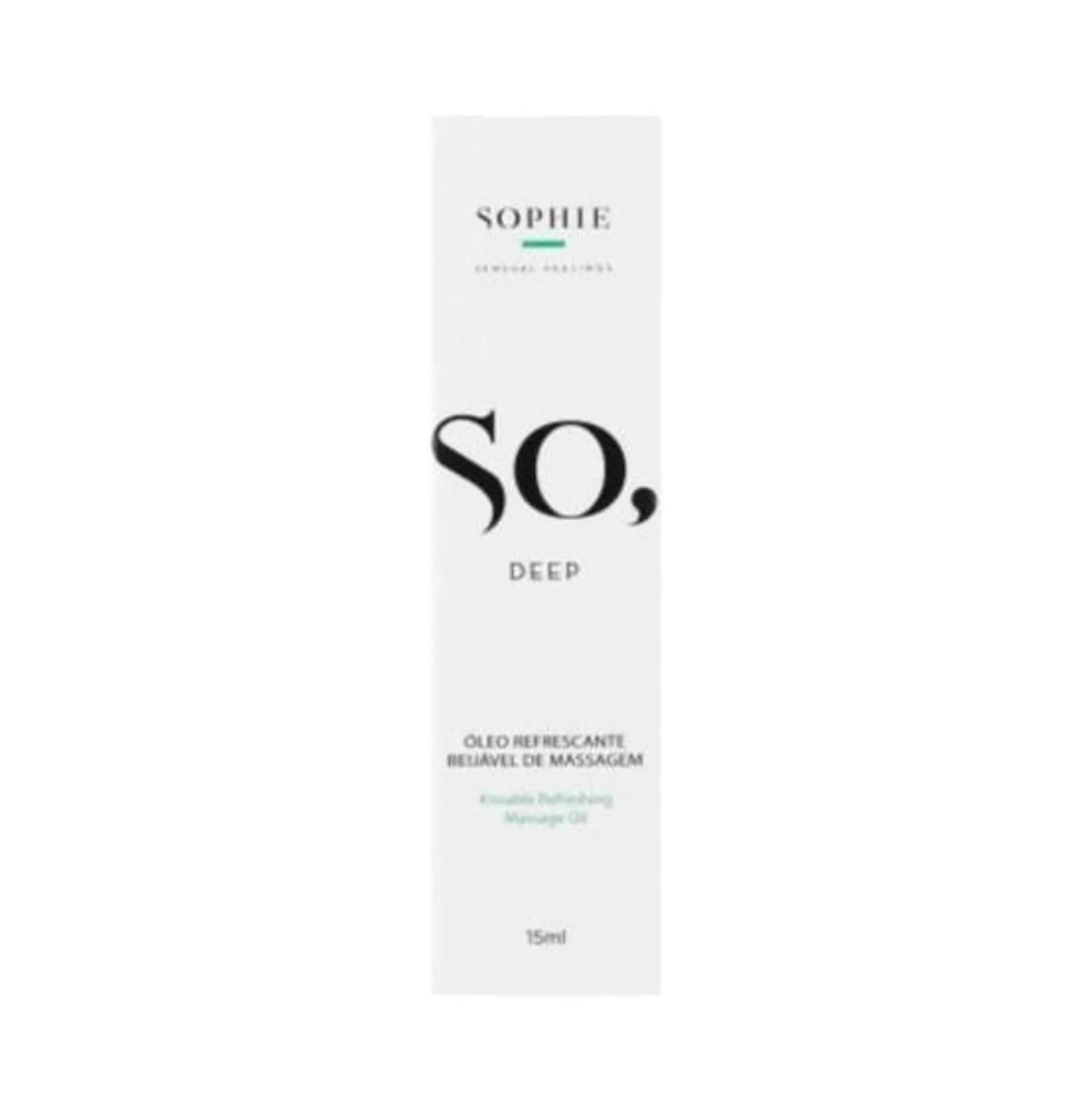 Óleo Corporal Umectante Sophie Sensual Feelings So Deep Menta 15ml