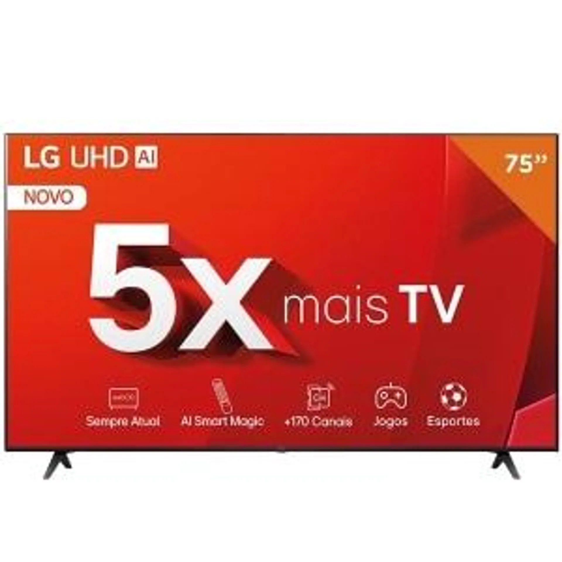 Smart TV LG 75 Polegadas, 4K UHD, LED, UT8050PSA