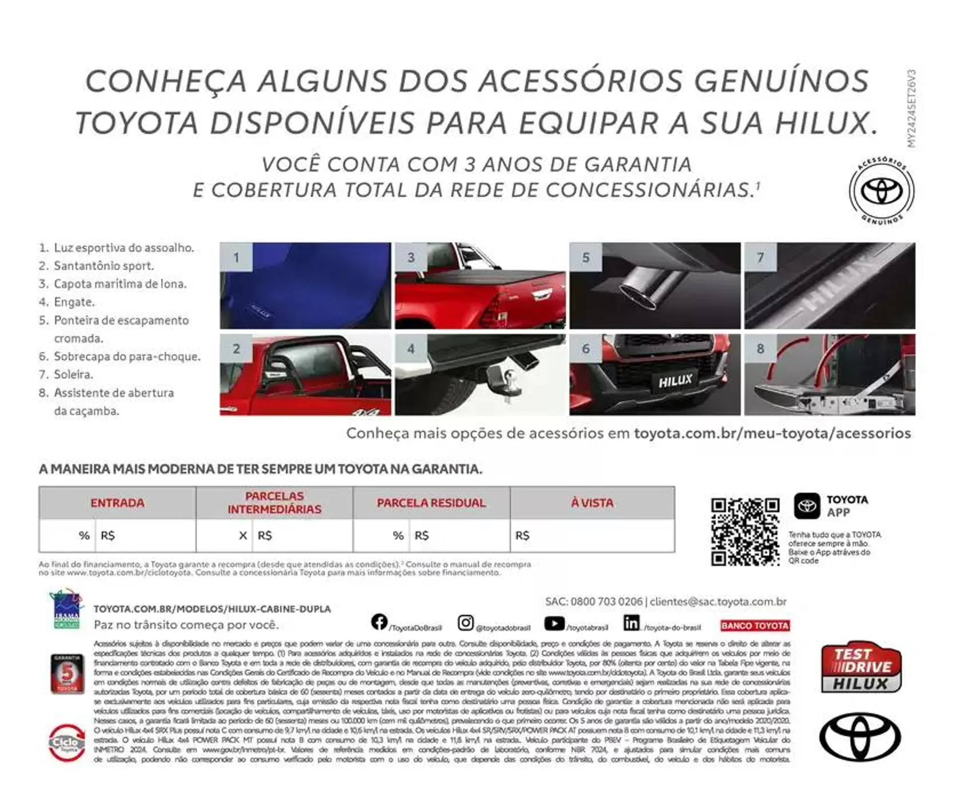 Encarte de Toyota Pick-ups Hilux Cabine Dupla 7 de novembro até 7 de novembro 2025 - Pagina 4