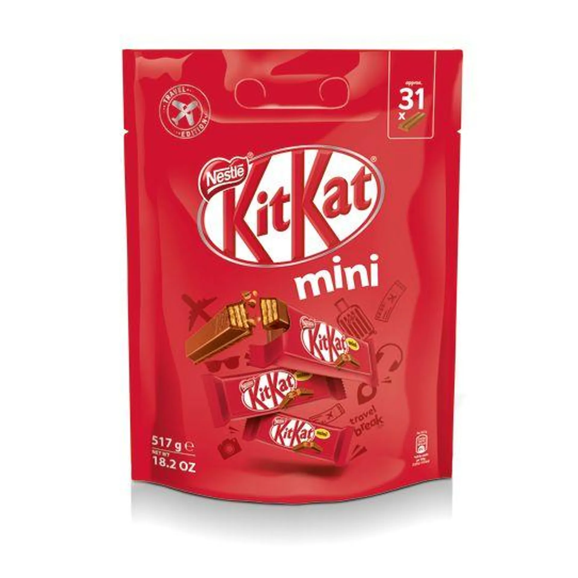 KitKat - Mini Travel Sharing Bag Pouch 517g