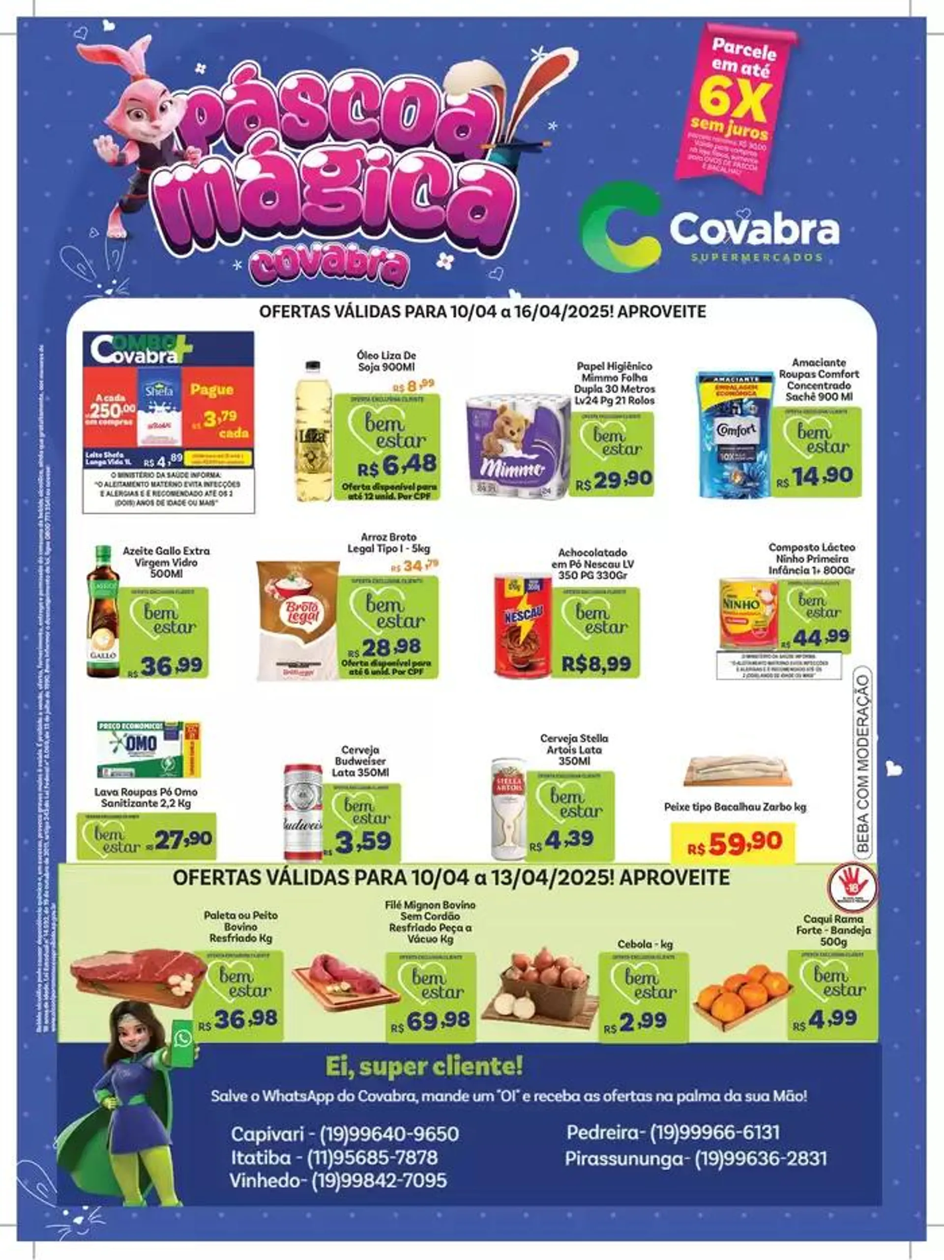 Encarte de Nossas melhores pechinchas 11 de abril até 16 de abril 2025 - Pagina 1