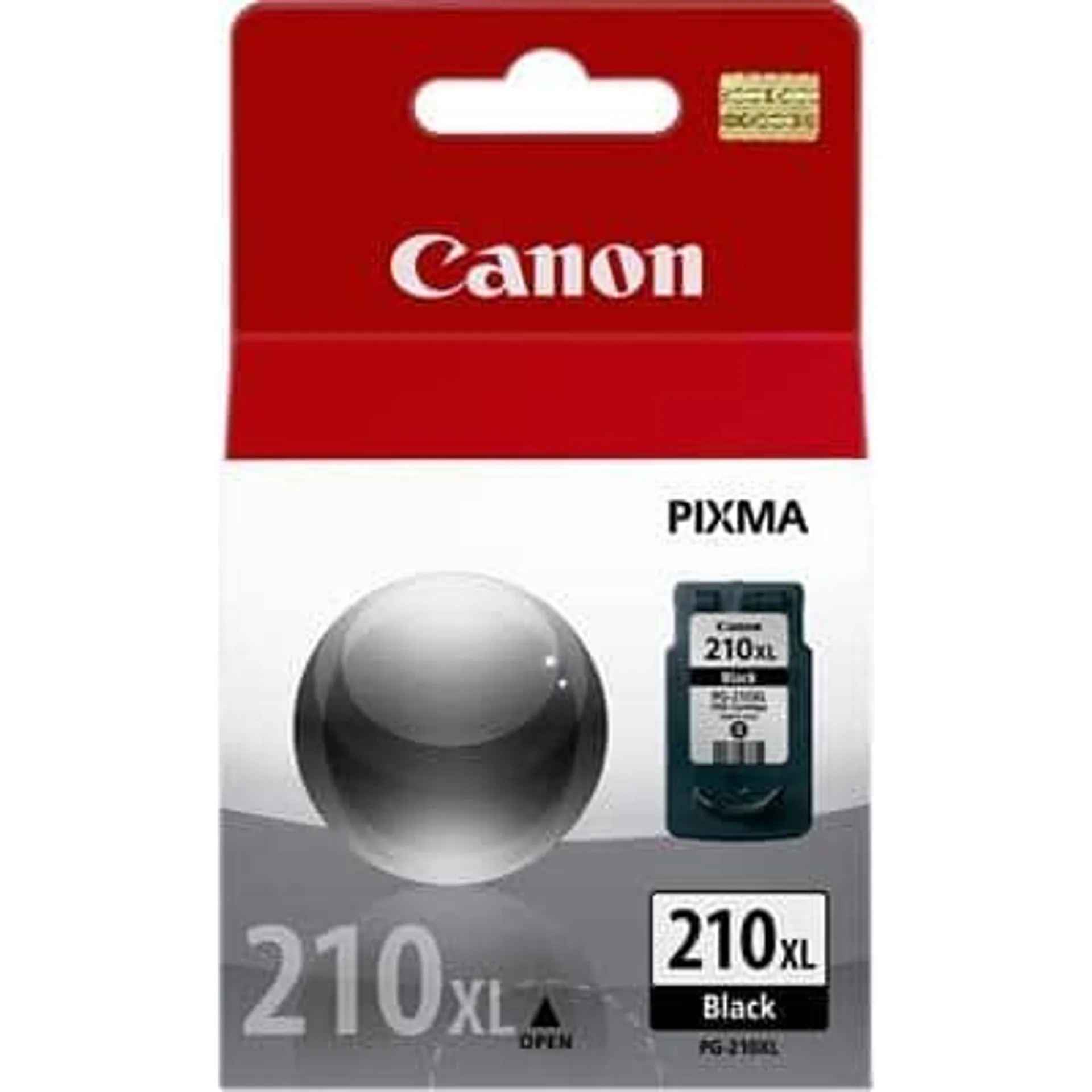 Cartucho Canon PG-210XL Preto Original Para Canon iP2700, MP230, MP250, MP280, MP495, MX320, MX340, MX360, MX410 - CX 1 UN