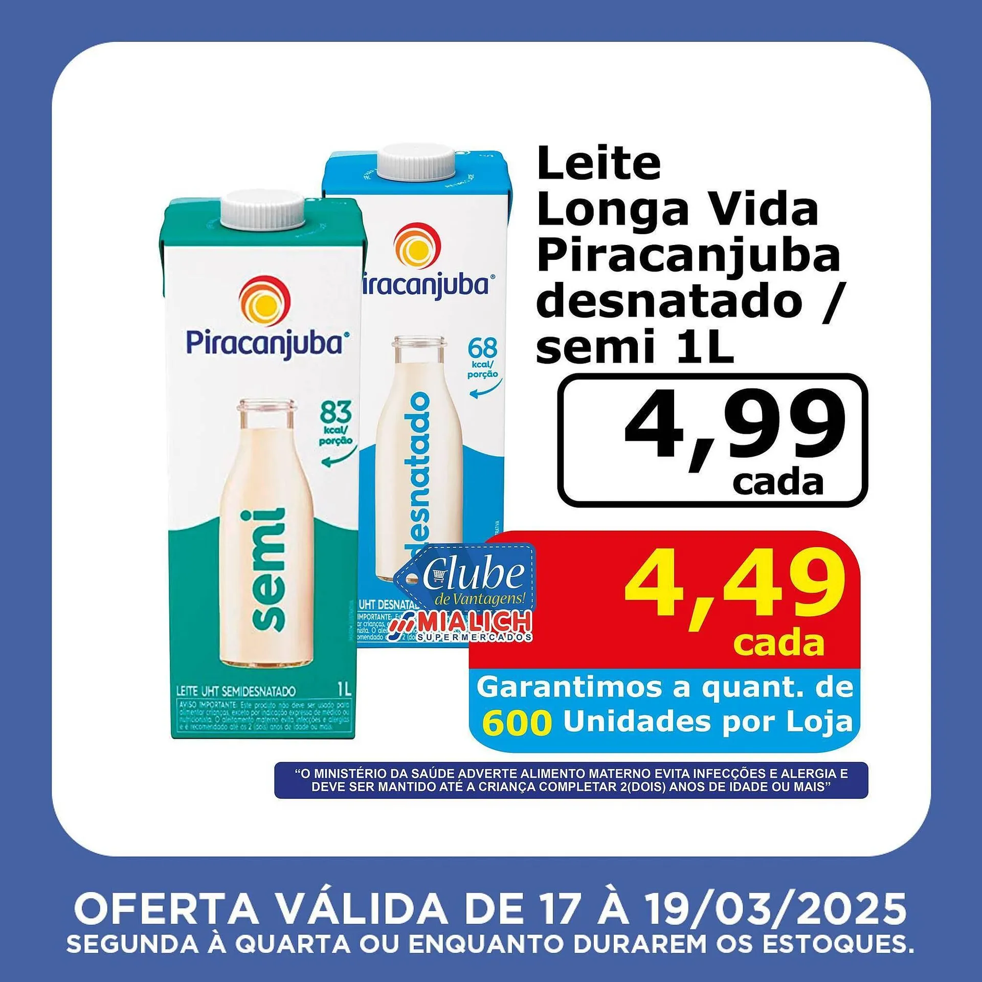 Encarte de Catálogo Mialich Supermercados 17 de março até 19 de março 2025 - Pagina 5