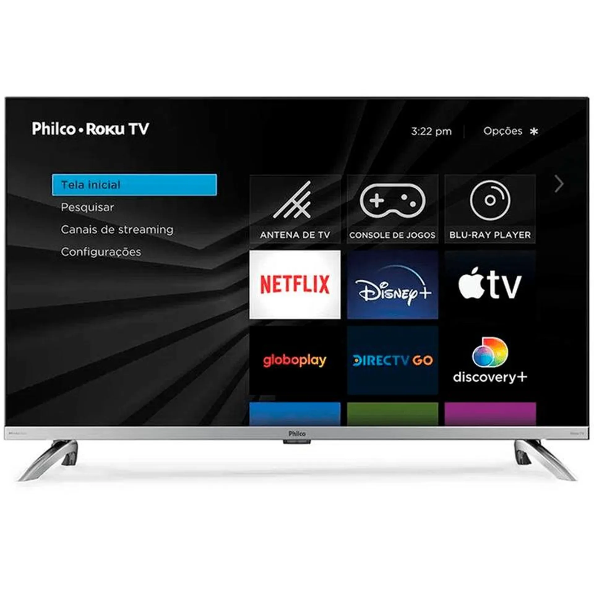 Smart TV Philco 32” Led PTV32G7PR2CSBLH Roku TV Dolby Audio