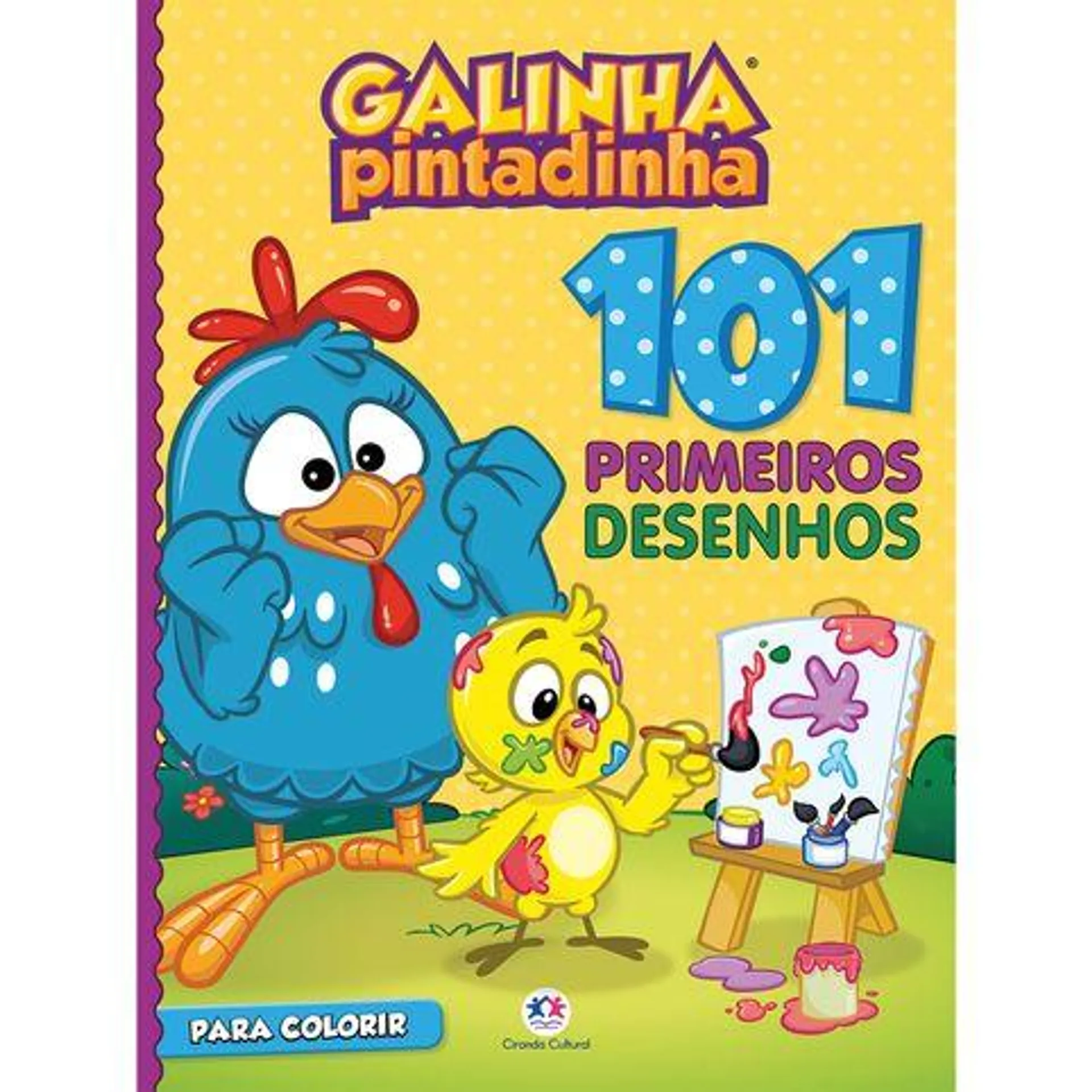 Livro Colorir 101 primeiros desenhos - Galinha Pintadinha Editora: Ciranda Cultural