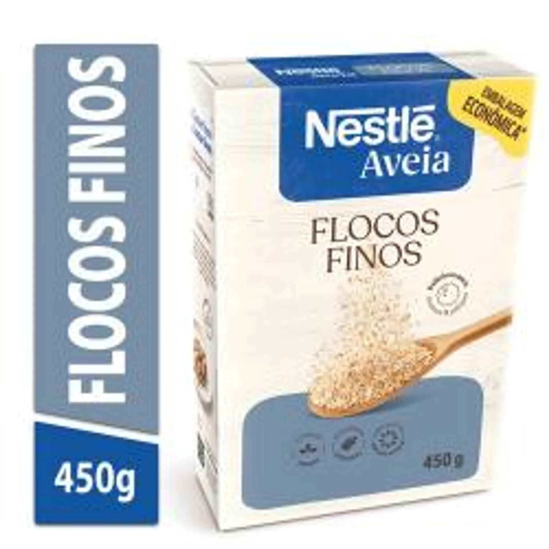 Aveia Flocos Nestle Cx 450g Floc Finos .