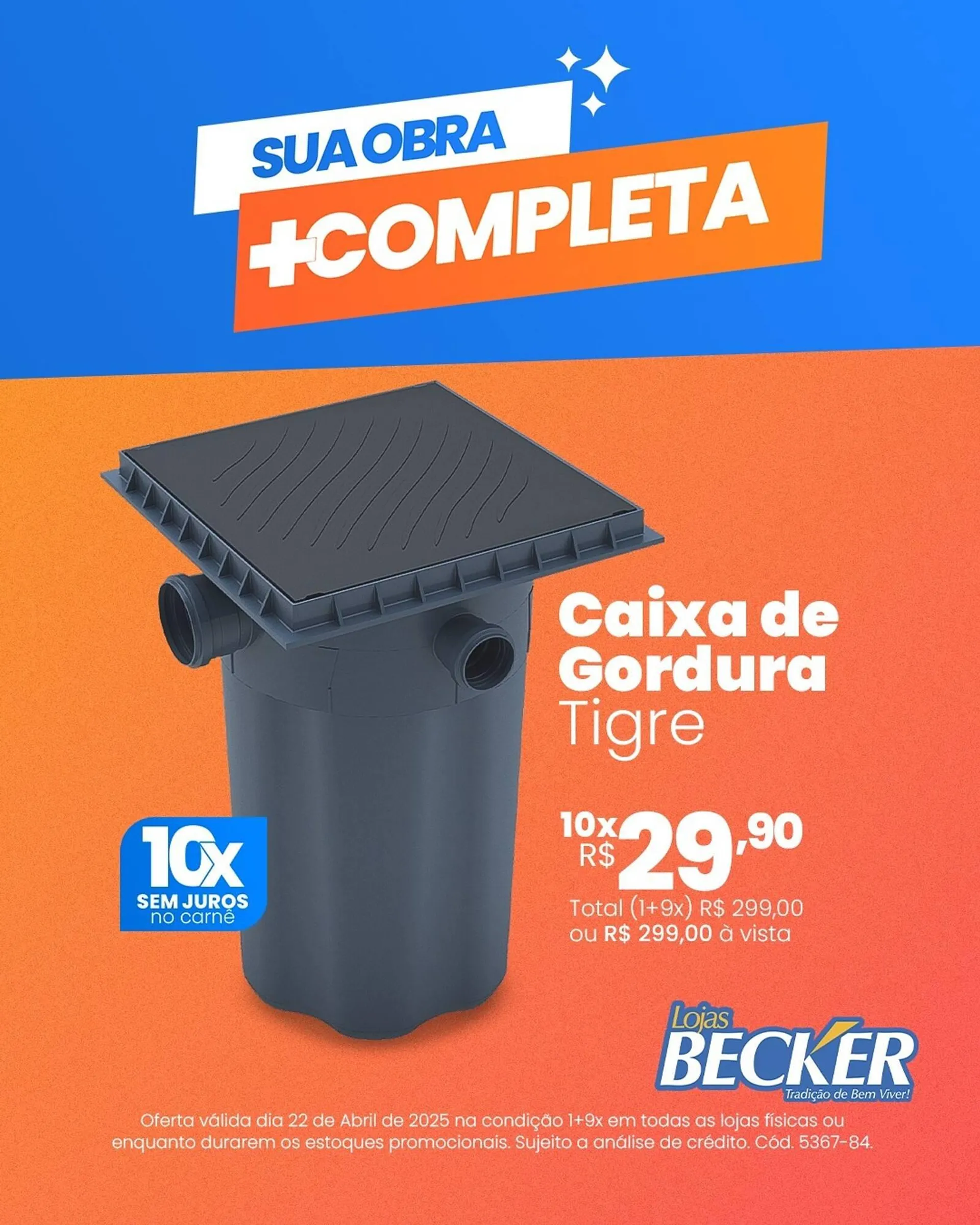 Encarte de Catálogo Lojas Becker 21 de abril até 22 de abril 2025 - Pagina 1
