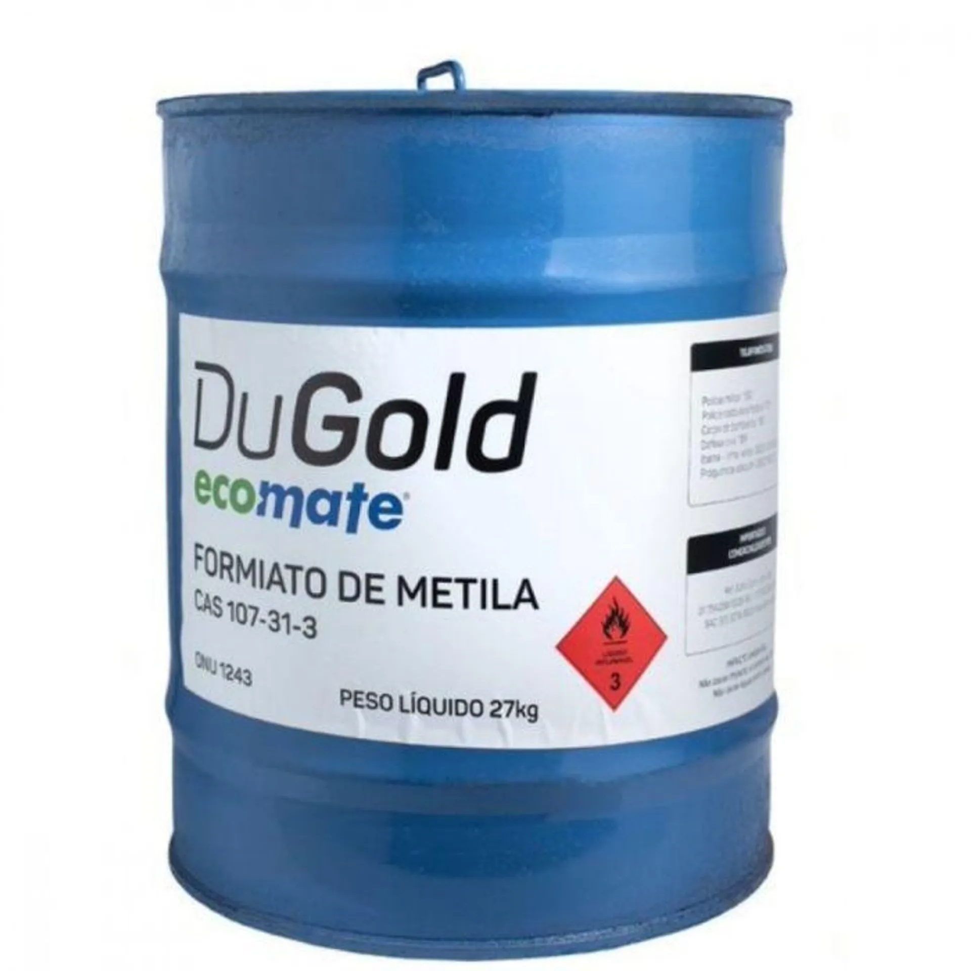 Fluido Gás Refrigerante Dugold Ecomate Formiato Metila 27kg ONU1243