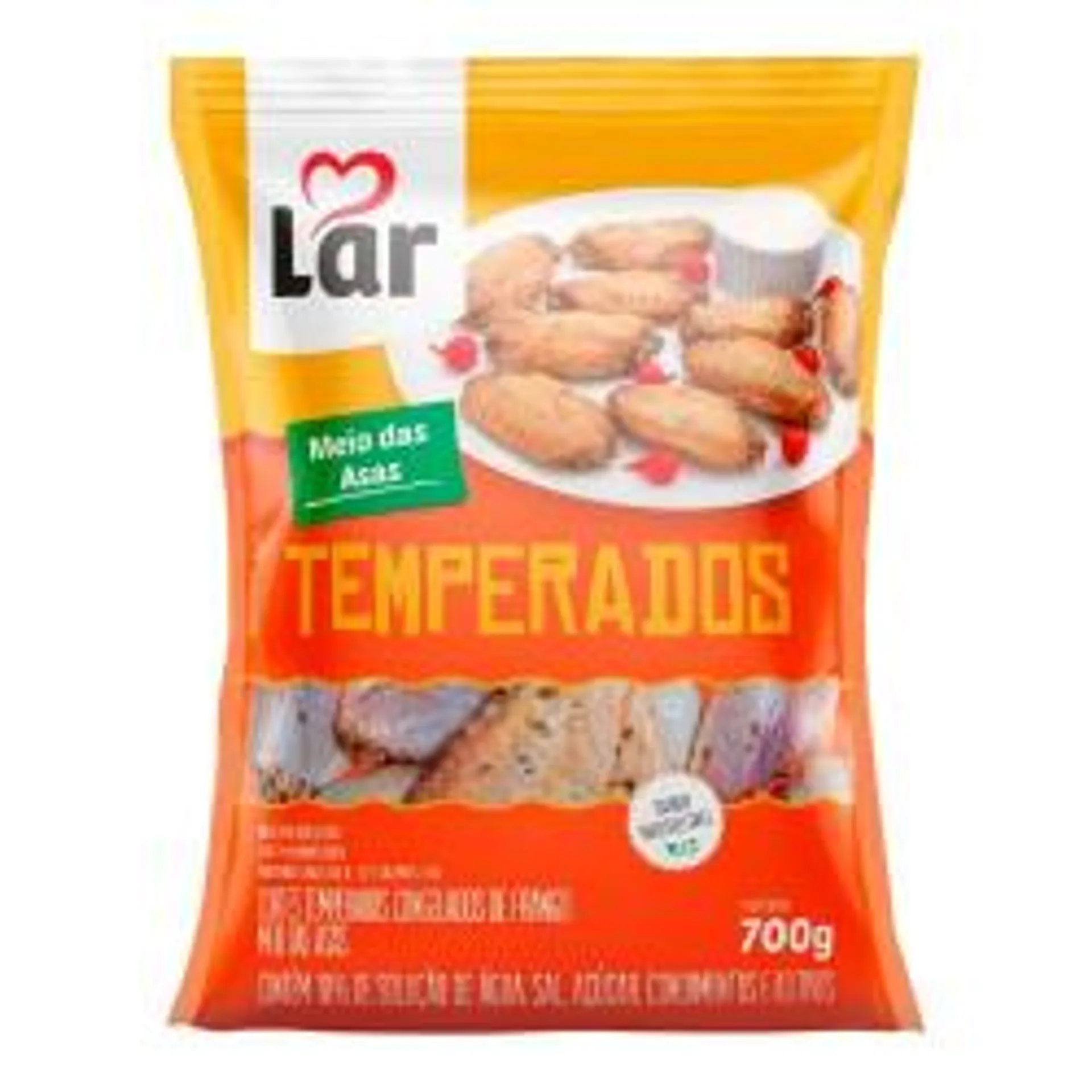 Meio Das Asas Lar Temperado Congelado Pc 700g