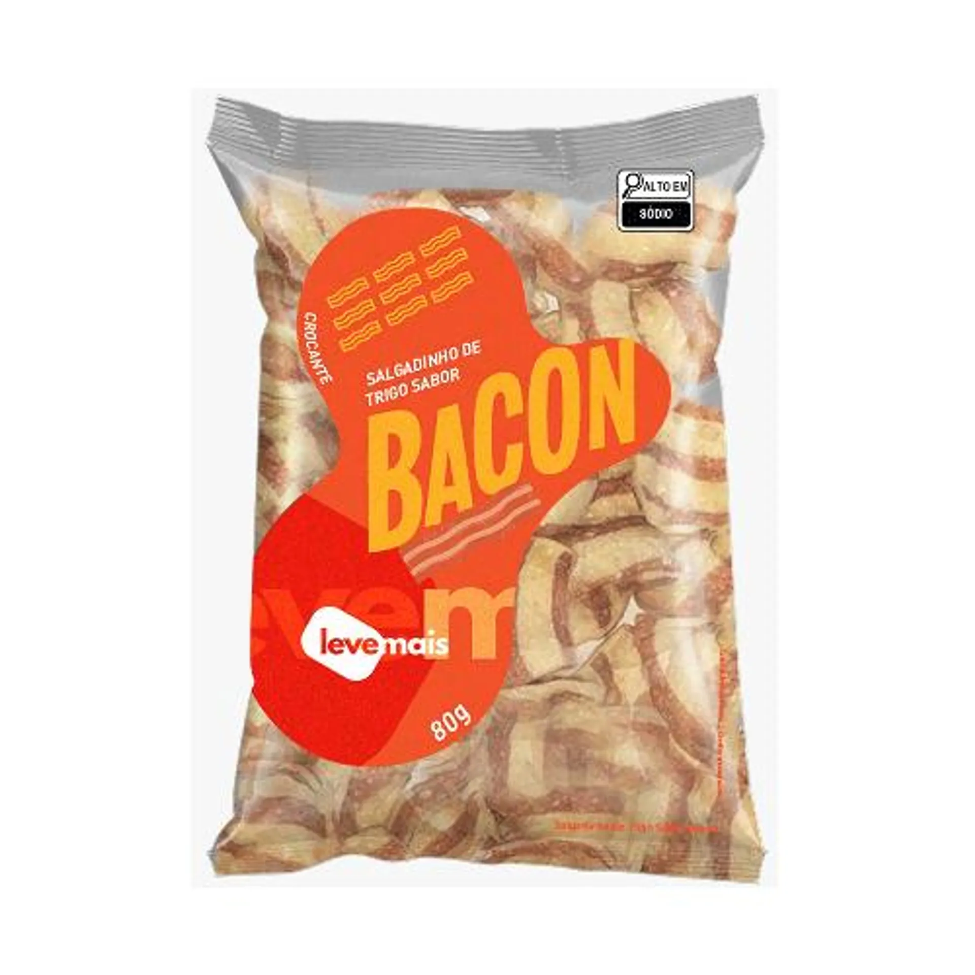 Salgadinho Leve Mais Bacon 80g