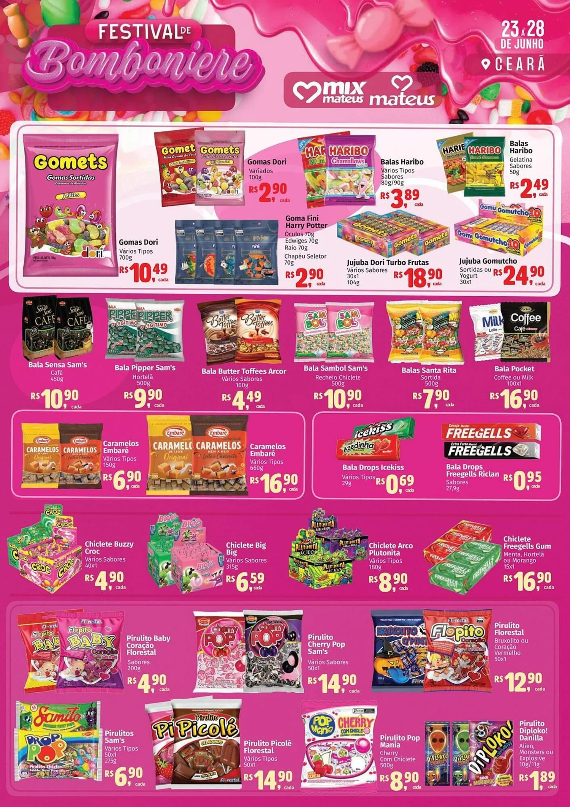 Encarte de Catálogo Supermercados Mateus 23 de junho até 28 de junho 2025 - Pagina 1