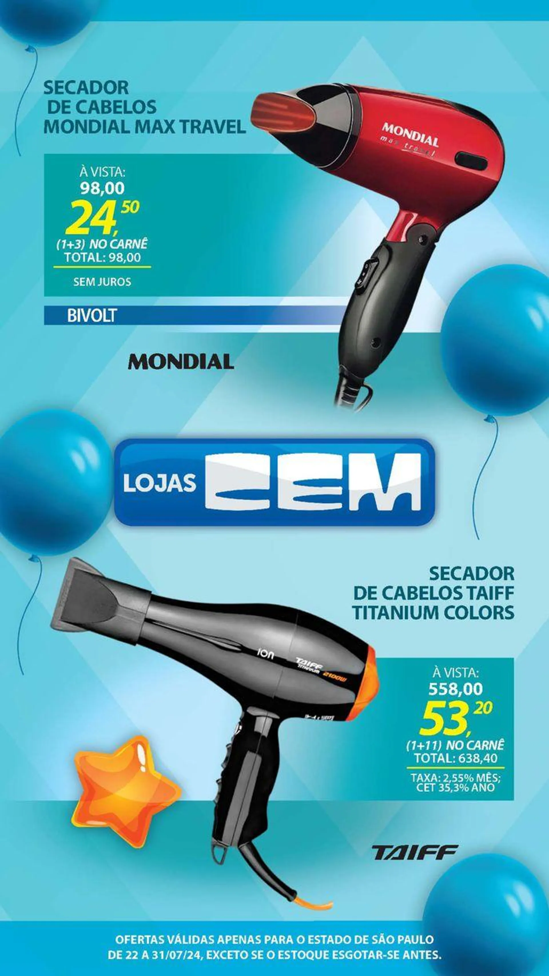 Oferta Lojas Cem - 63