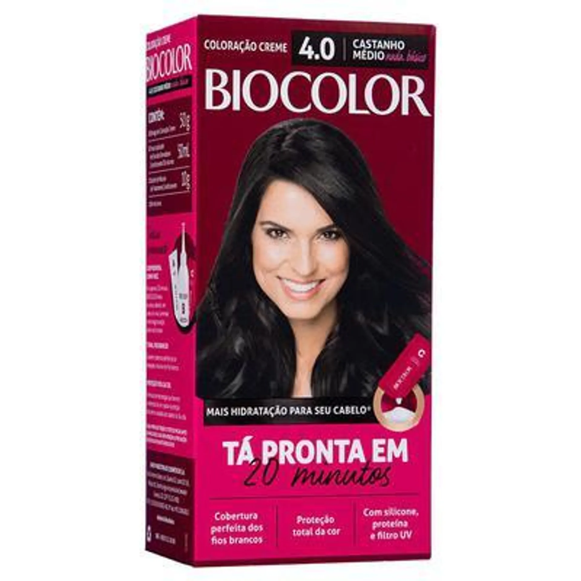 Tinta de Cabelo Biocolor Mini Kit Castanho Malícia 4.0