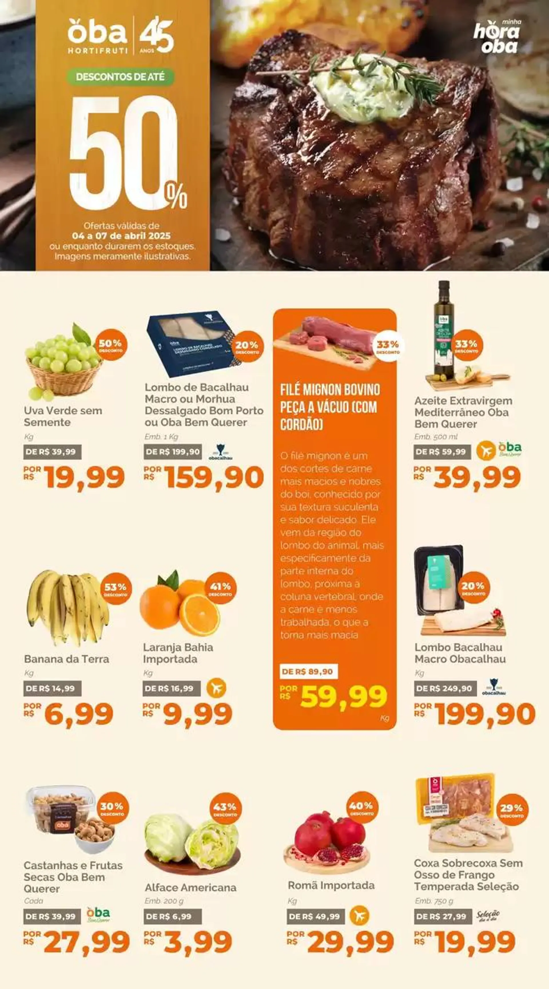 Descontos e promoções - 1