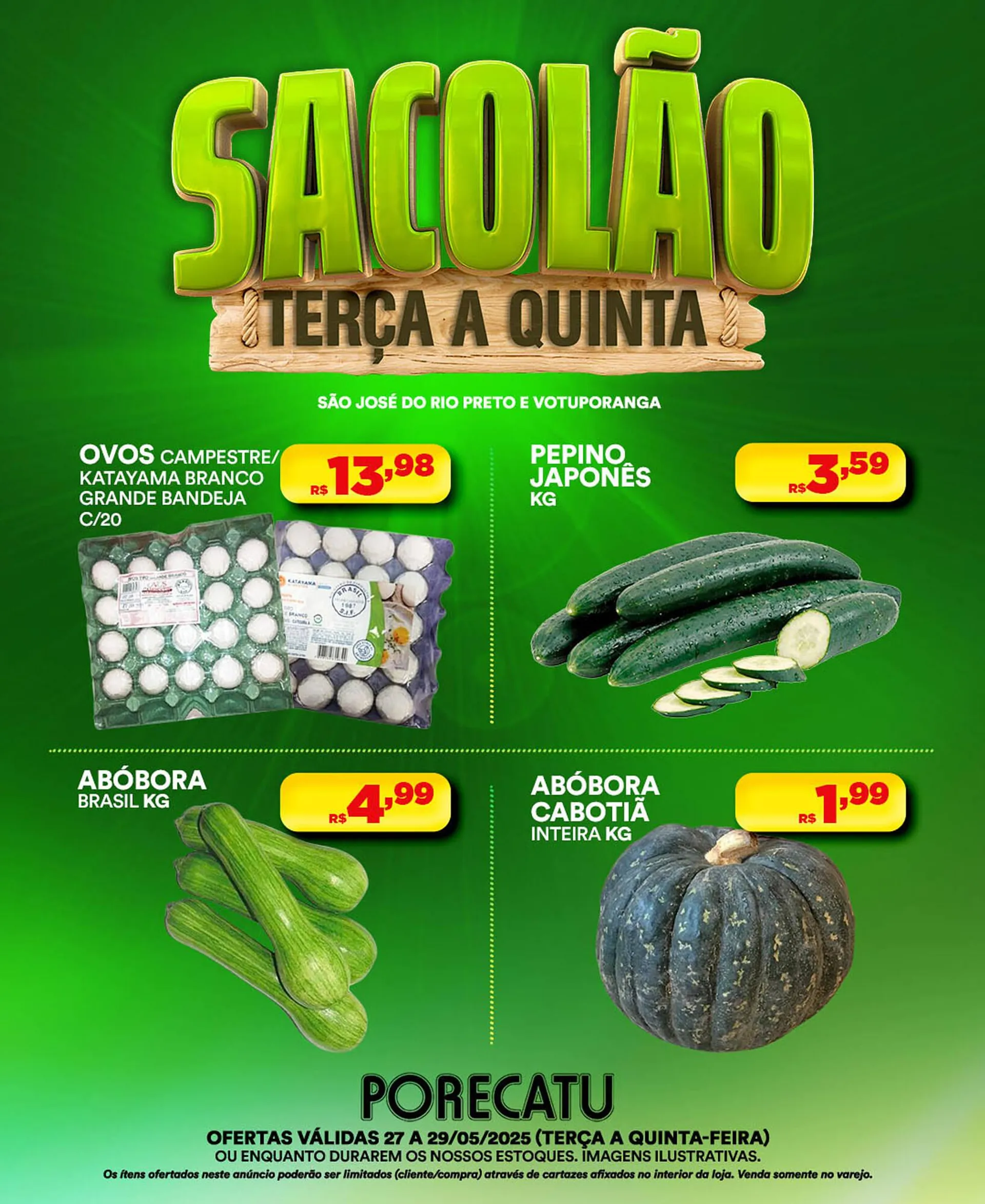 Encarte de Catálogo Supermercado Porecatu 27 de maio até 29 de maio 2025 - Pagina 4