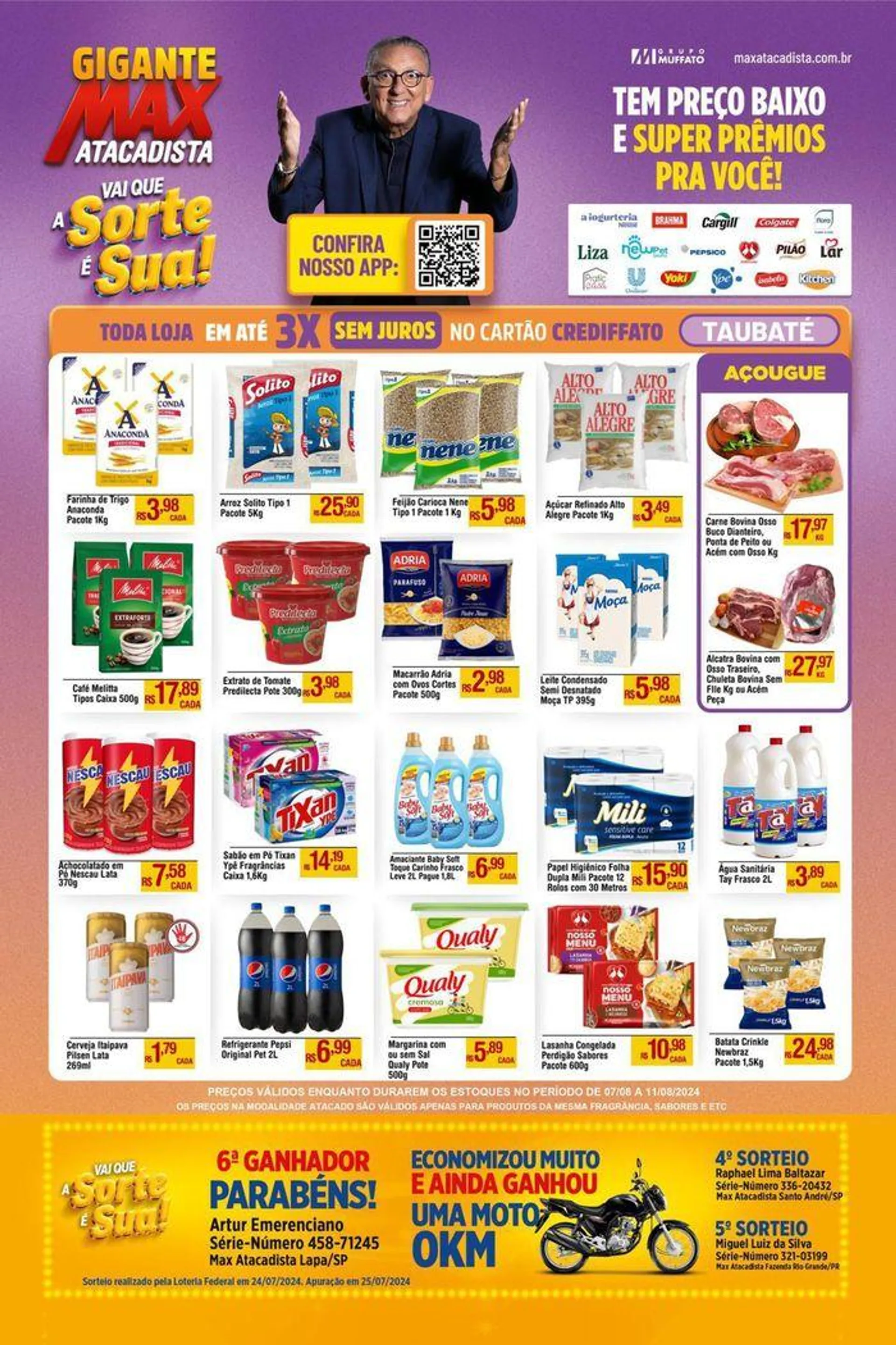 Encarte de Ofertas Max Atacadista 7 de agosto até 11 de agosto 2024 - Pagina 1