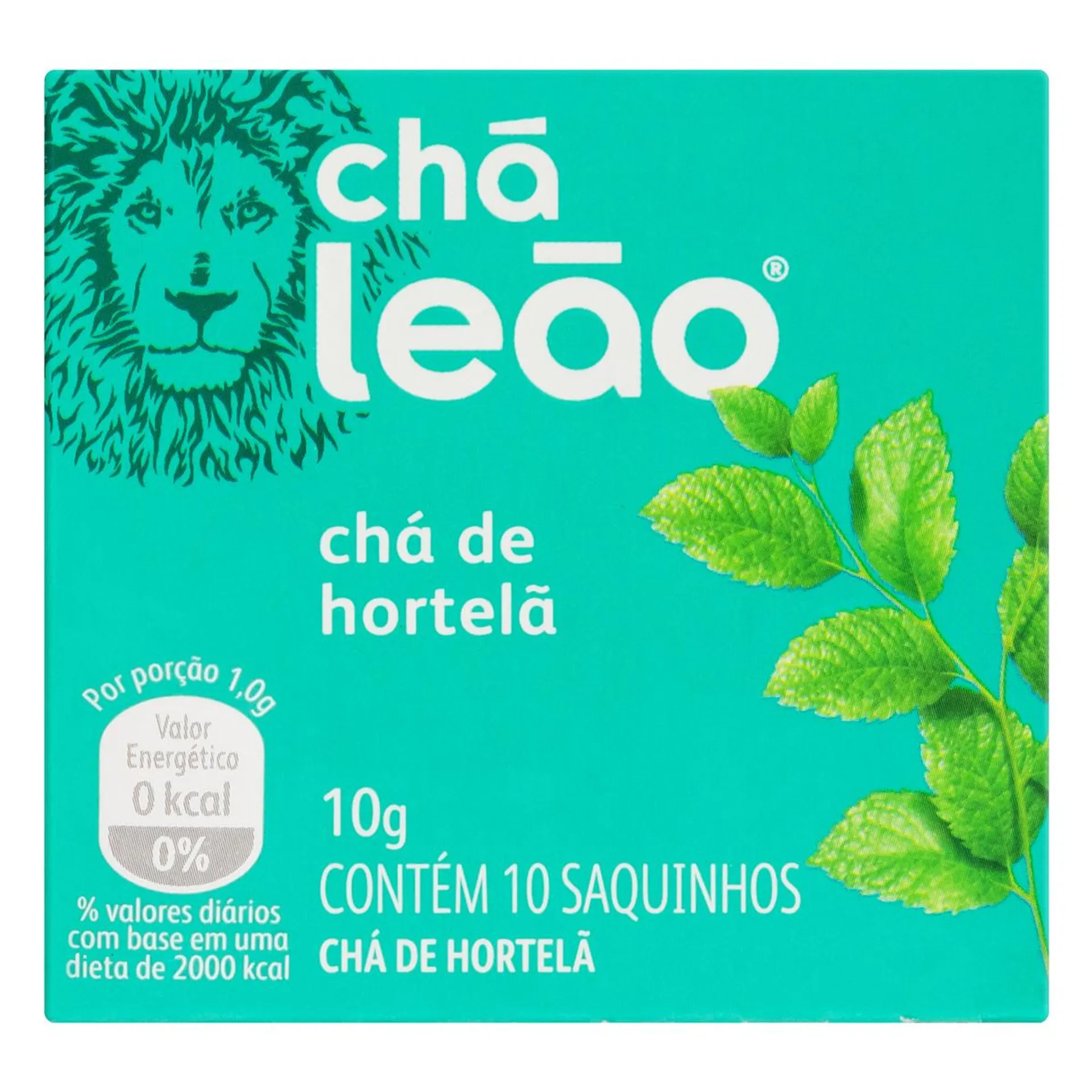 Chá Leão Hortelã Caixa C/ 10 Sachês 10g