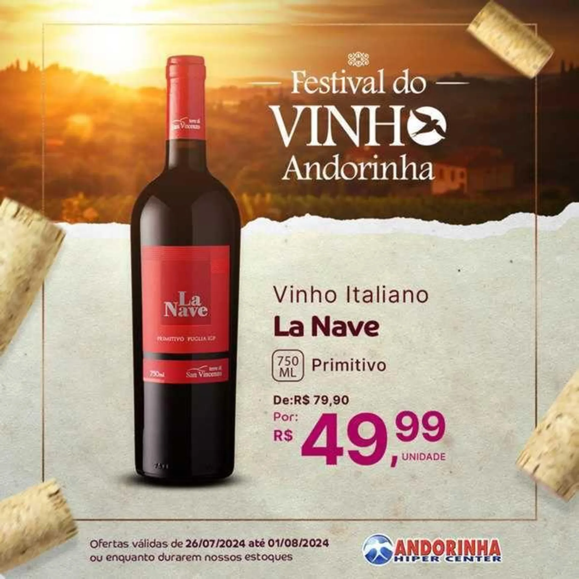 Andorinha Hipermercado Ofertas de Vinho - 10