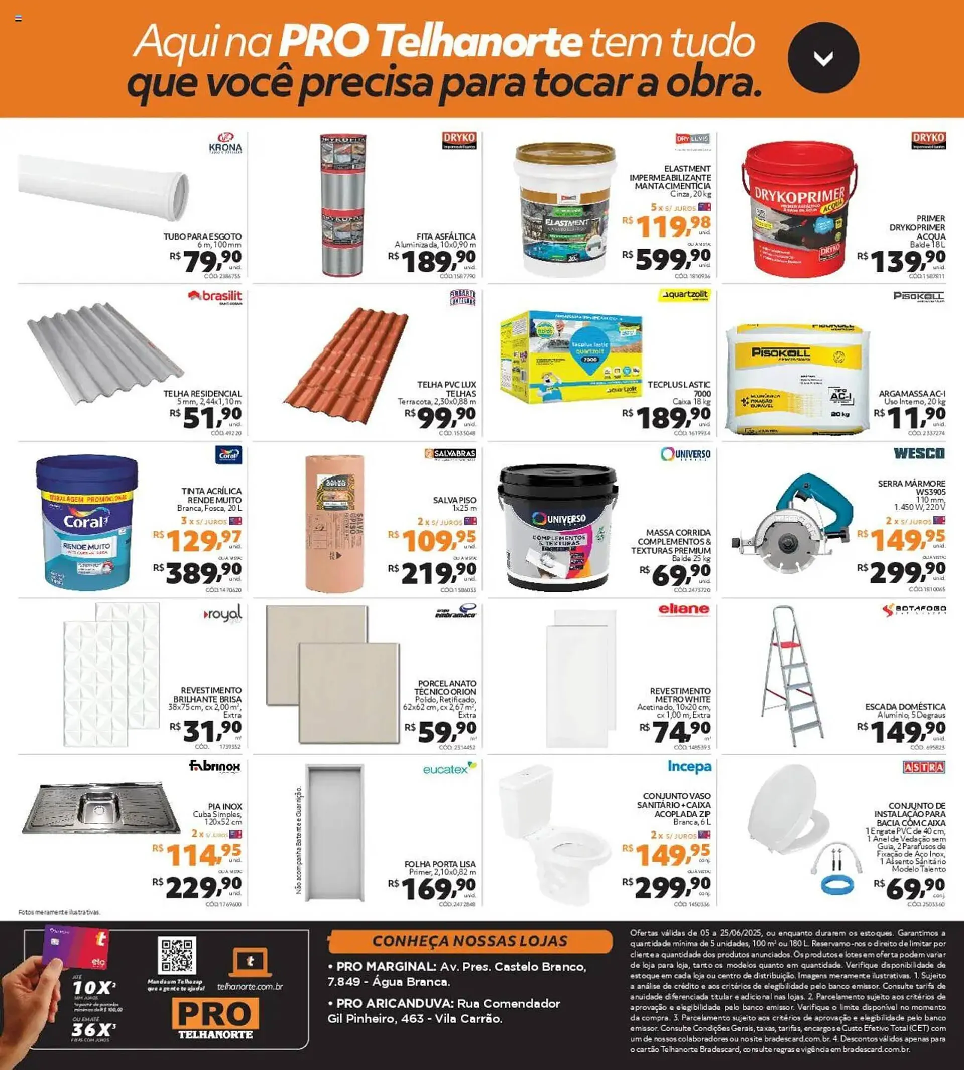 Encarte de Catálogo Telhanorte 5 de junho até 26 de junho 2025 - Pagina 2