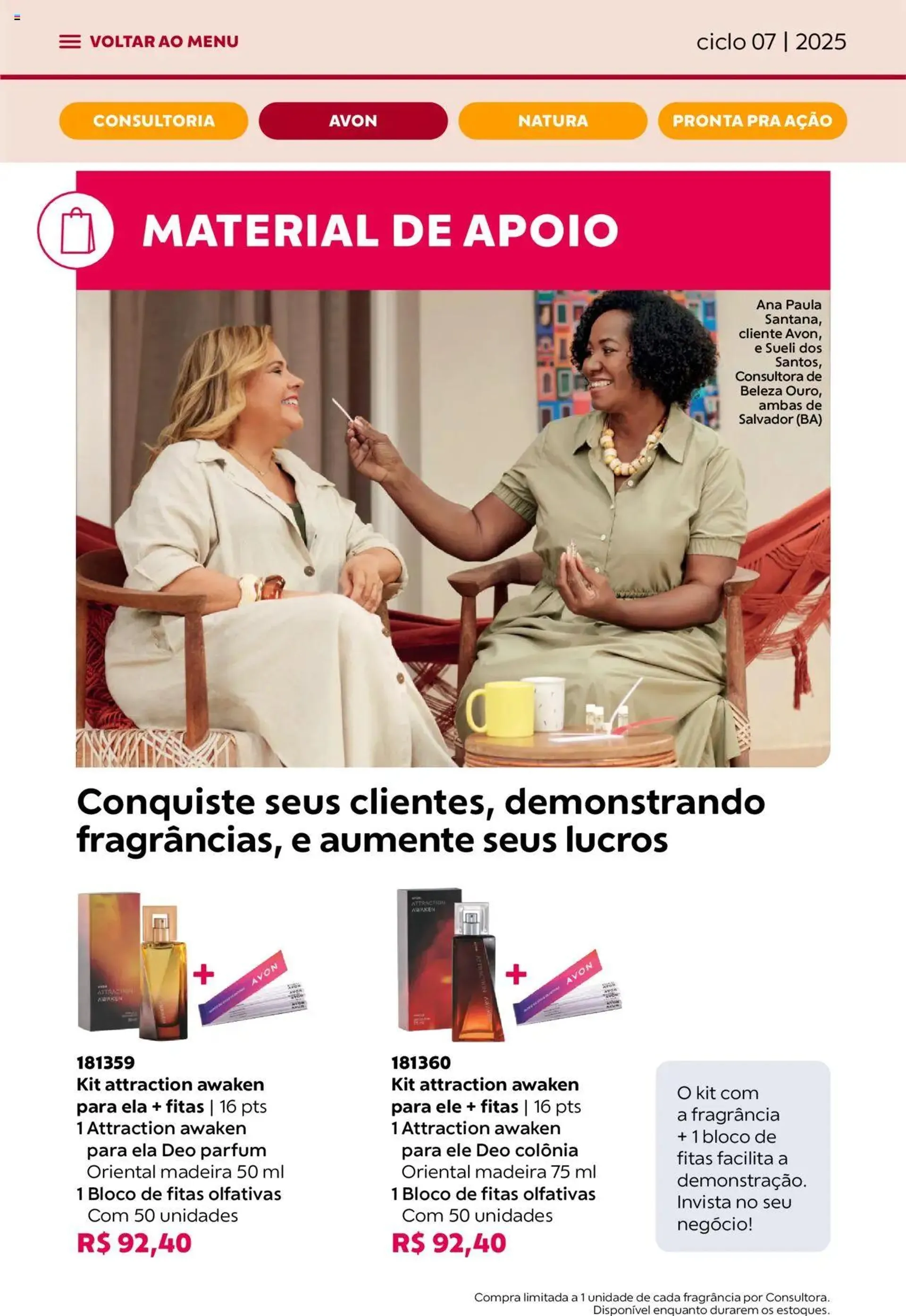 Encarte de Avon - Campanha 07: Minha Consultoria 3 de abril até 1 de maio 2025 - Pagina 41