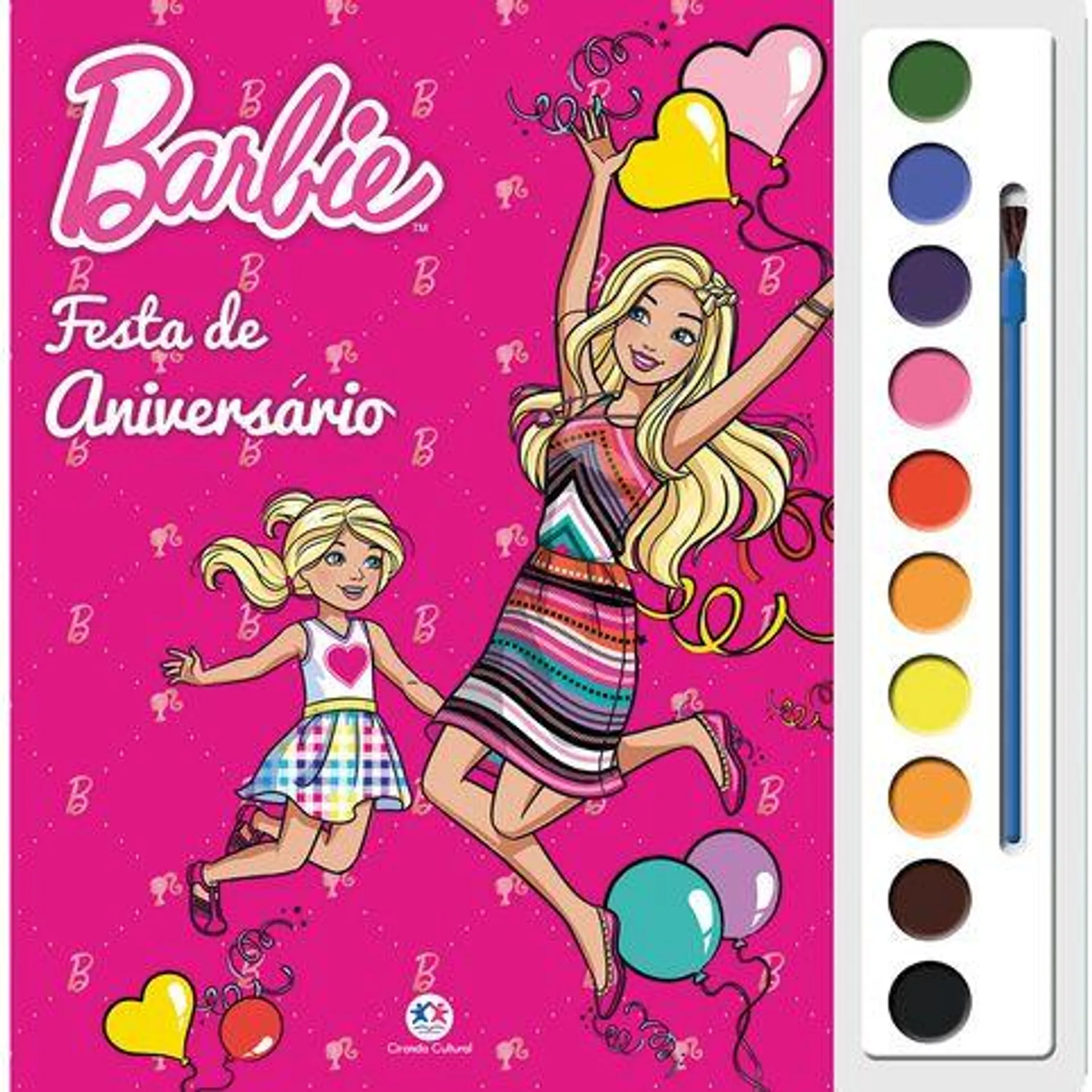 Livro Aquarela Barbie - Festa de aniversário Editora: Ciranda Cultural