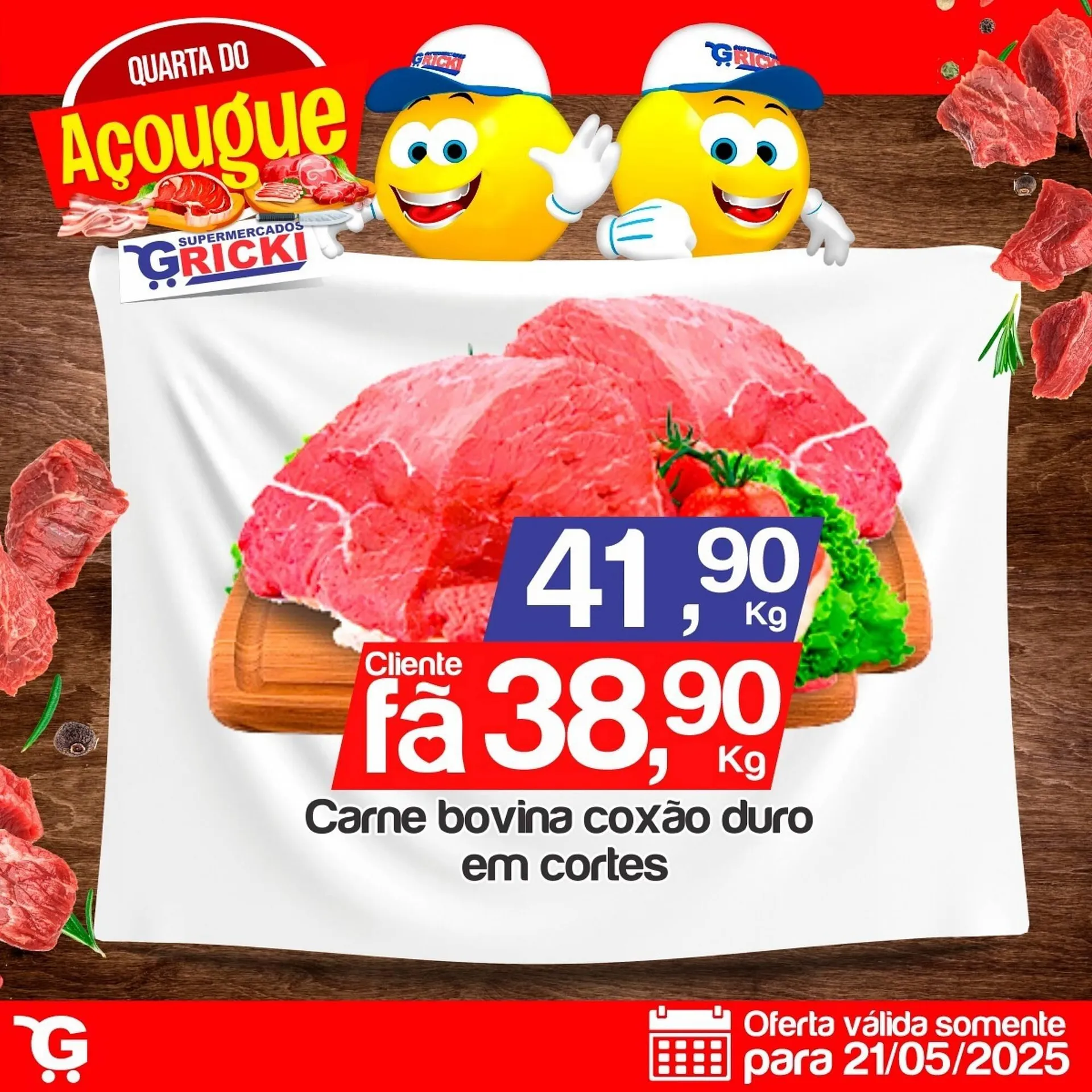 Encarte de Catálogo Supermercados Gricki 21 de maio até 21 de maio 2025 - Pagina 3