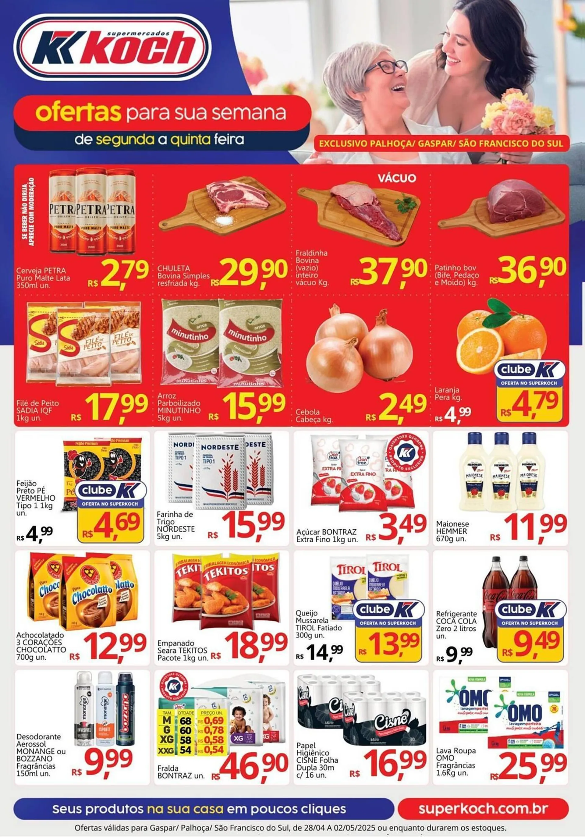 Encarte de Catálogo Supermercados Koch 28 de abril até 2 de maio 2025 - Pagina 1