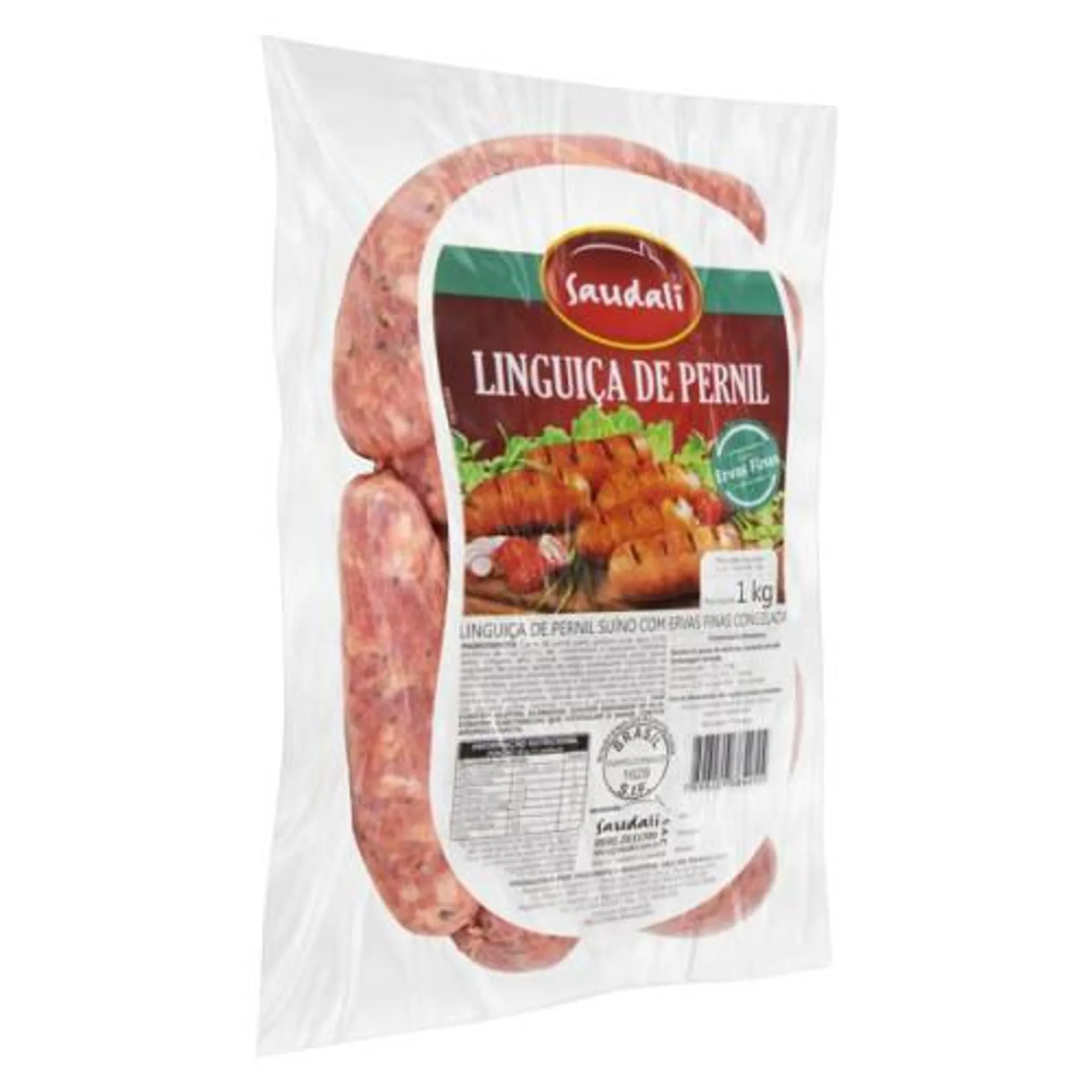 Linguica Pernil C/Ervas Finas Saudali 1kg