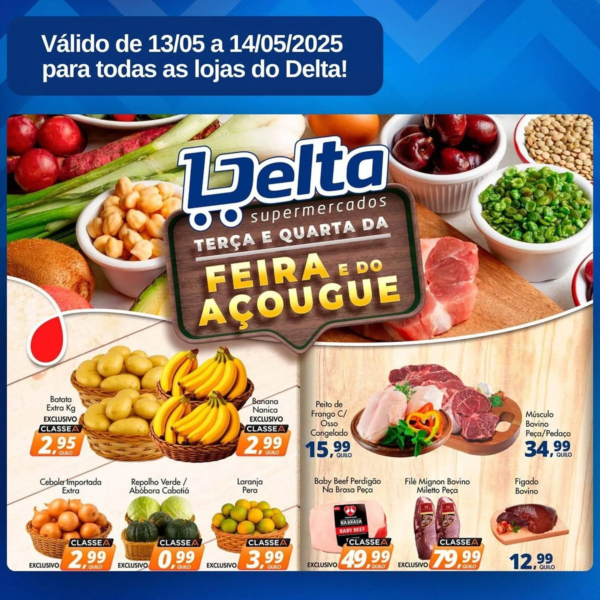 Encarte de Catálogo Delta Supermercados 13 de maio até 14 de maio 2025 - Pagina 1