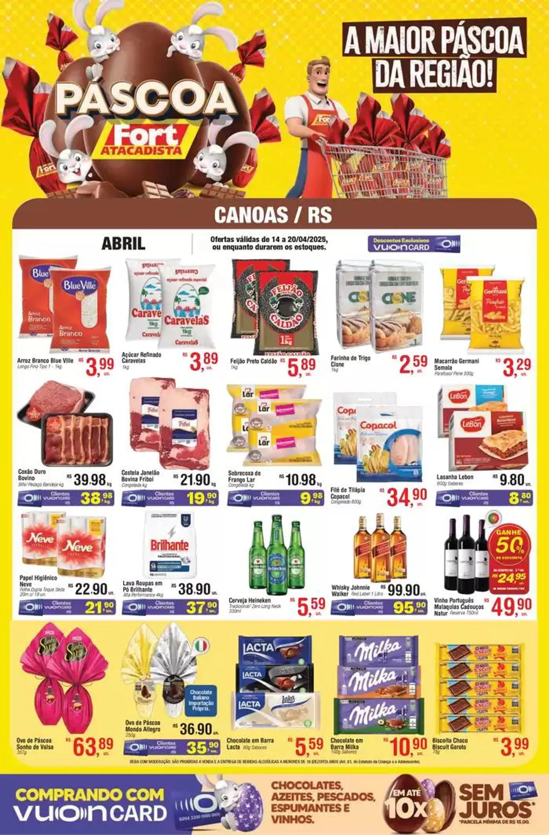 Encarte de Melhores ofertas para todos os clientes 14 de abril até 20 de abril 2025 - Pagina 1