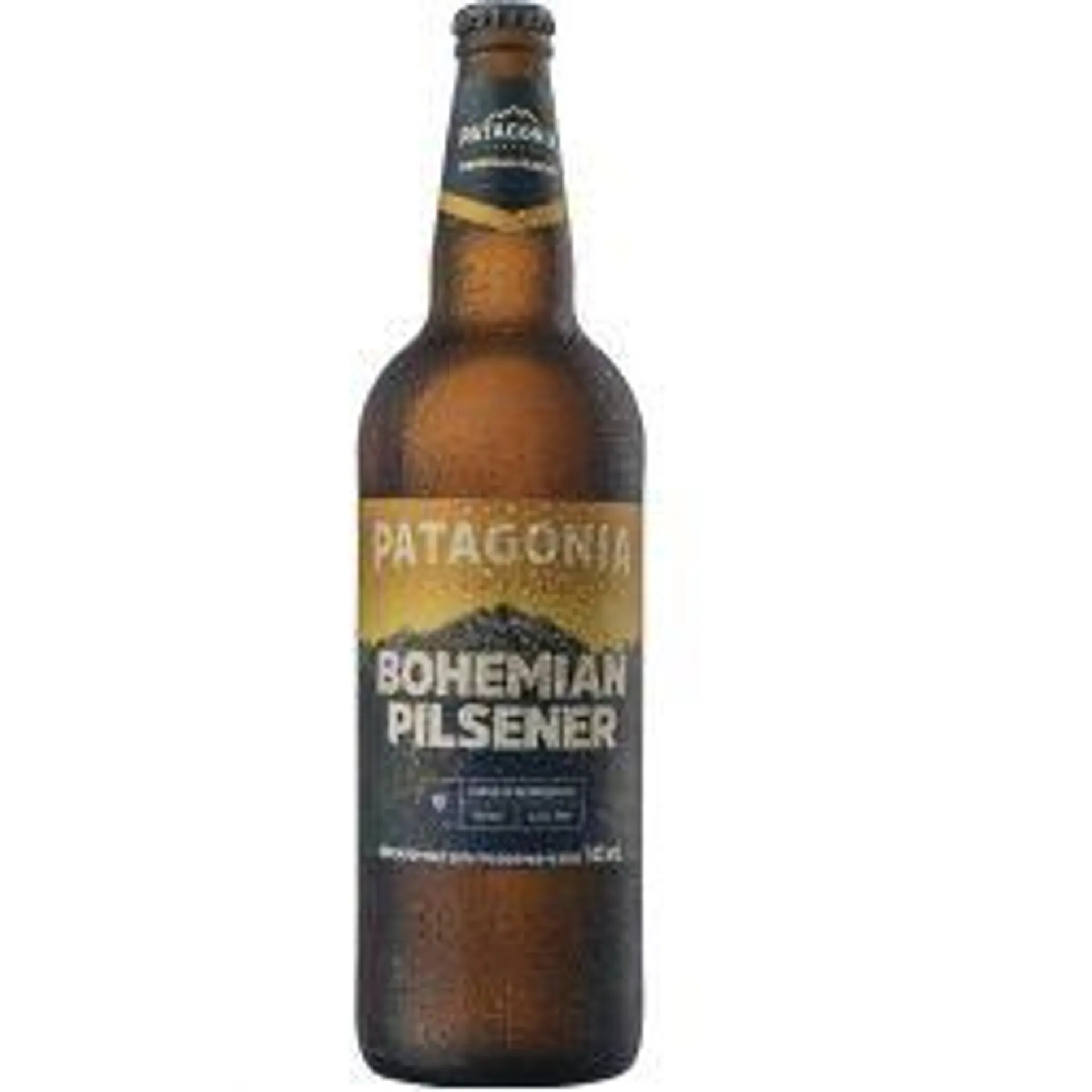 Cerveja Bohemian Pilsener Patagonia Garrafa 740ml