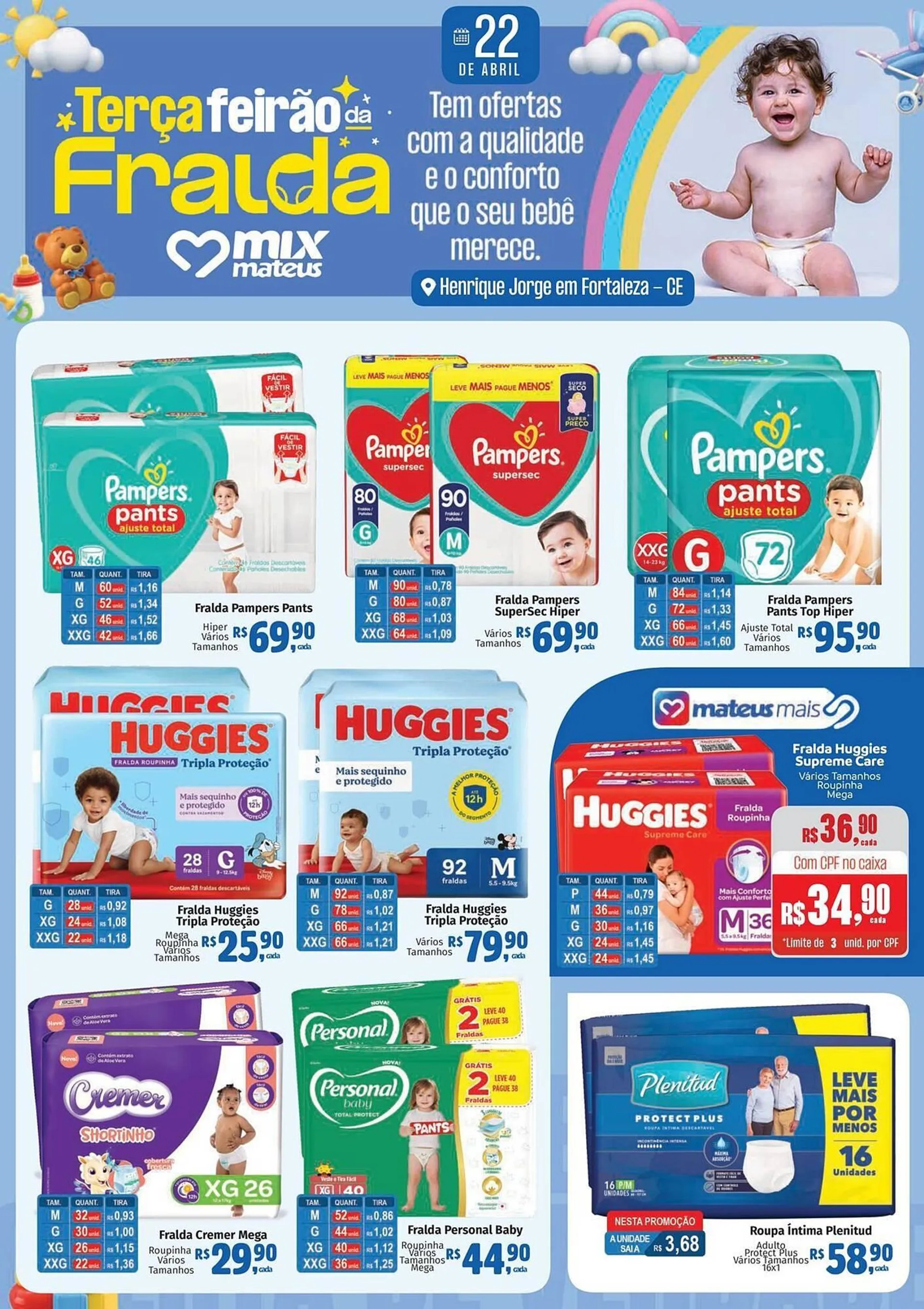 Encarte de Catálogo Supermercados Mateus 22 de abril até 22 de abril 2025 - Pagina 1