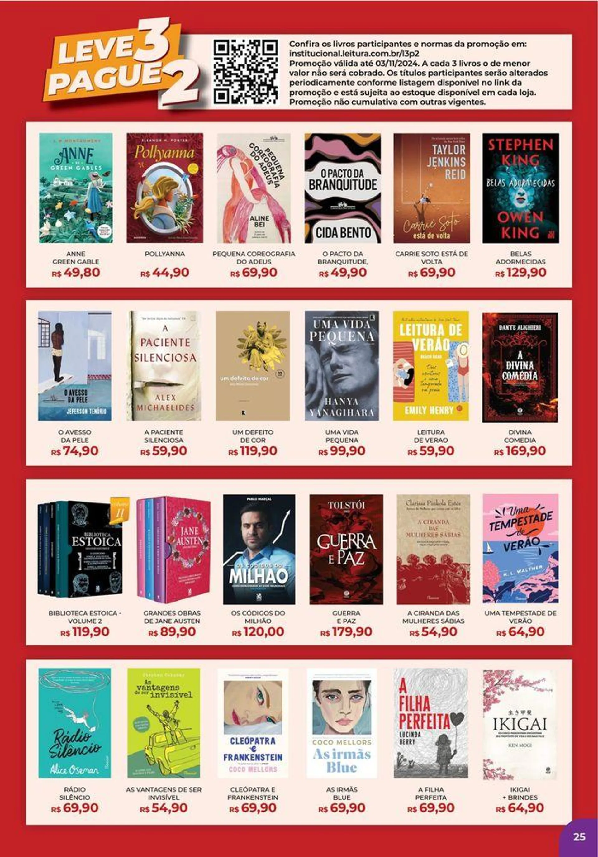 Encarte de Ofertas Livraria Leitura 10 de setembro até 3 de novembro 2024 - Pagina 17