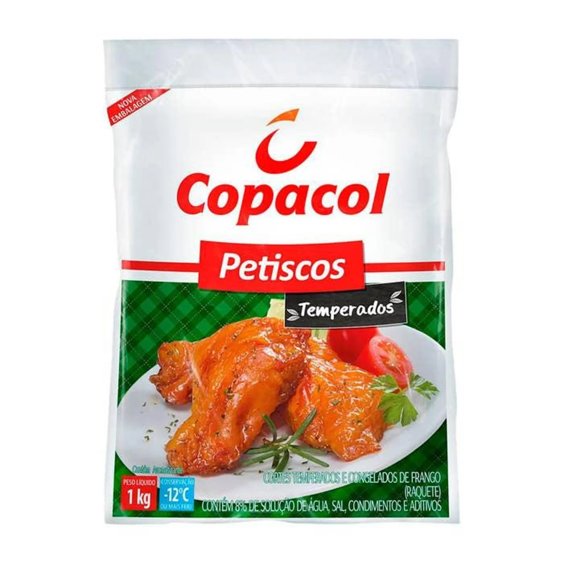 Petisco De Frango Temperado Congelado Copacol 1kg