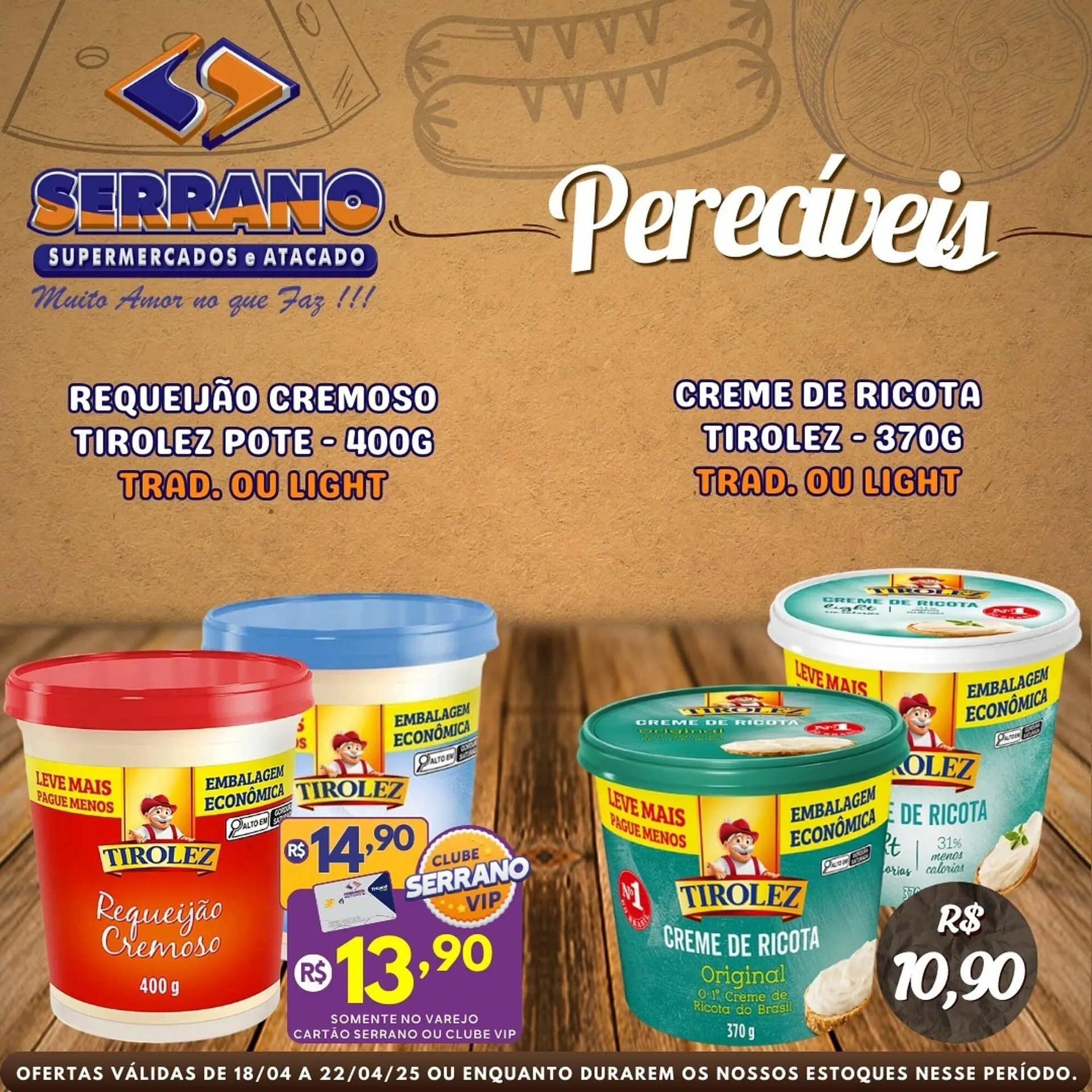 Encarte de Catálogo Serrano Supermercado 22 de abril até 25 de abril 2025 - Pagina 3