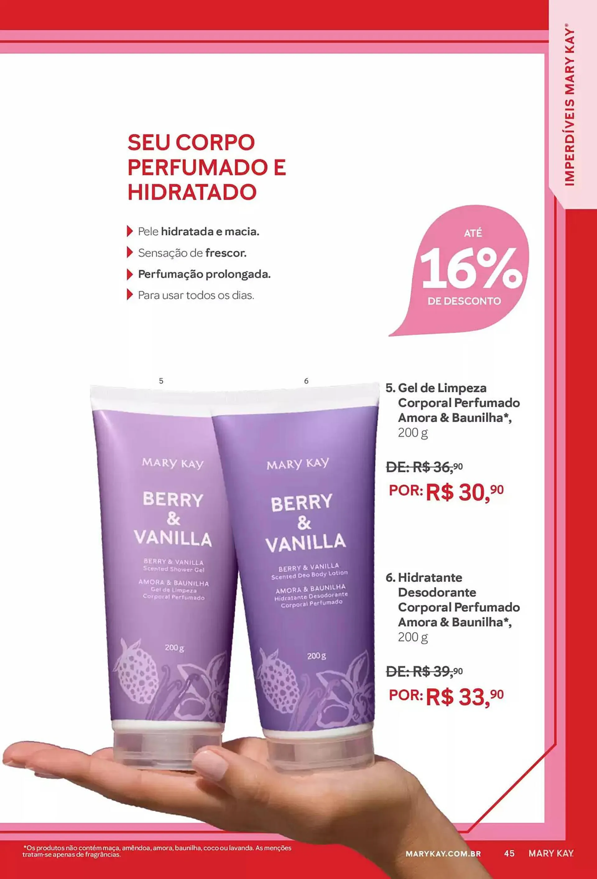 Encarte de Catálogo Mary Kay 3 de janeiro até 3 de julho 2025 - Pagina 45