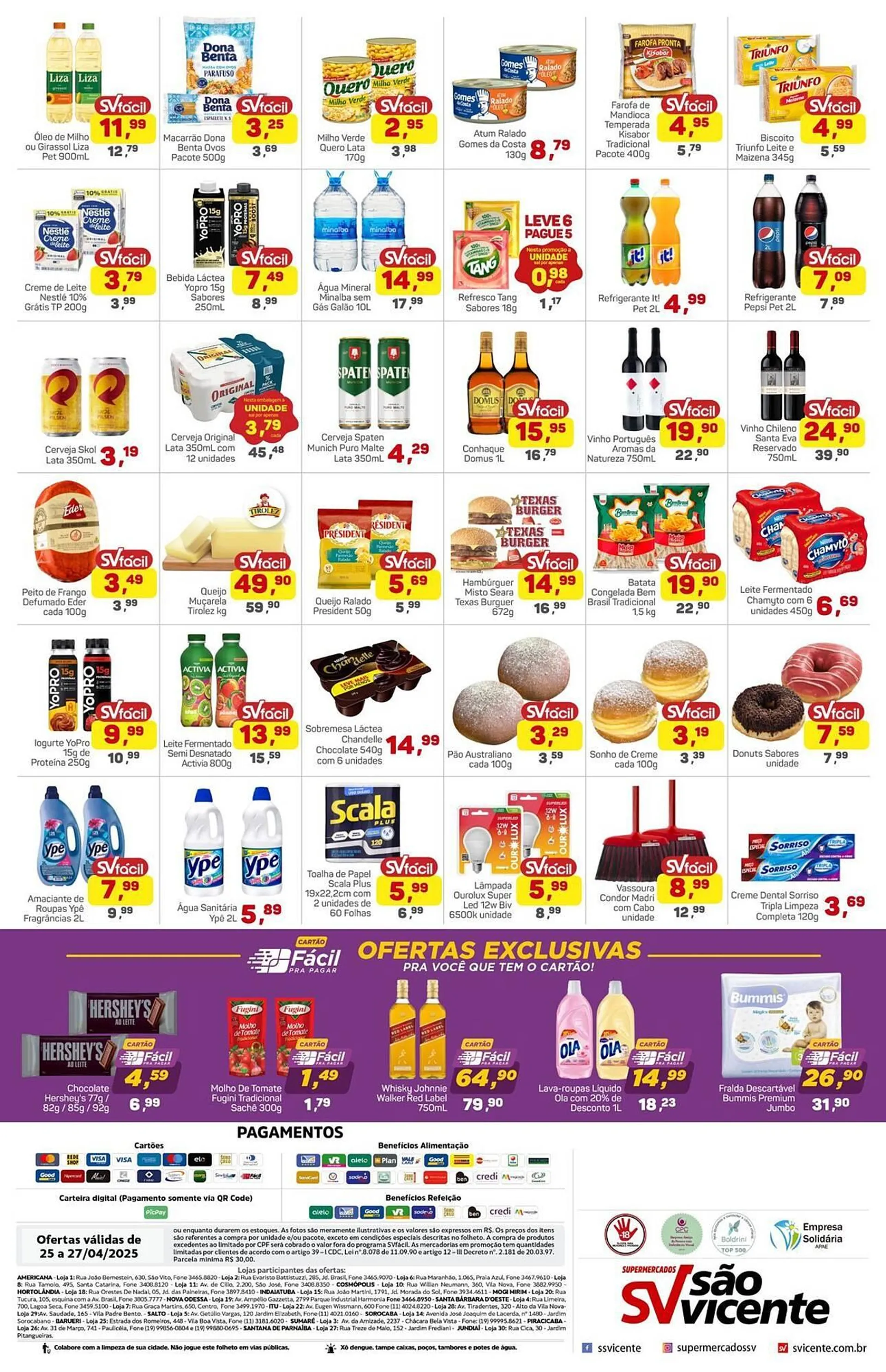Encarte de Catálogo Supermercados São Vicente 25 de abril até 27 de abril 2025 - Pagina 2